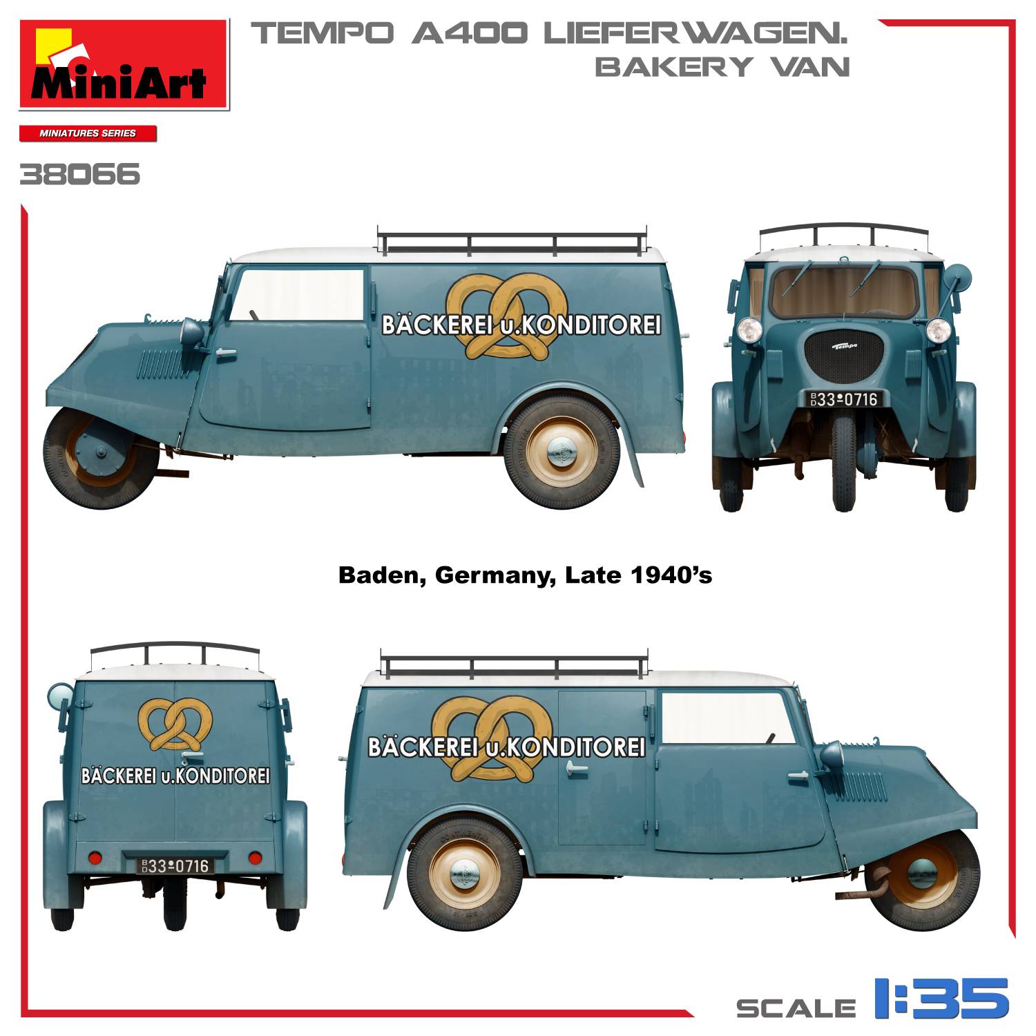 TEMPO A400 LIEFERWAGEN. BAKERY VAN – Image 8