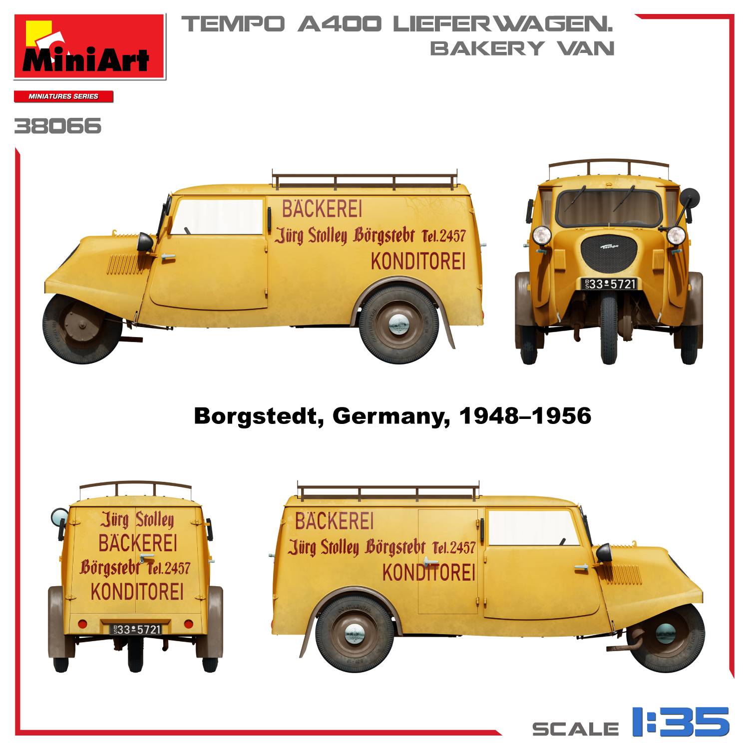 TEMPO A400 LIEFERWAGEN. BAKERY VAN – Image 9