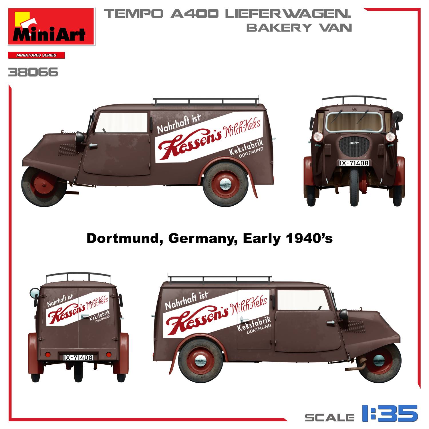 TEMPO A400 LIEFERWAGEN. BAKERY VAN – Image 10