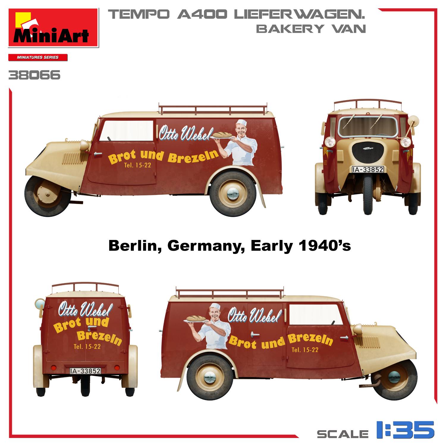 TEMPO A400 LIEFERWAGEN. BAKERY VAN – Image 12