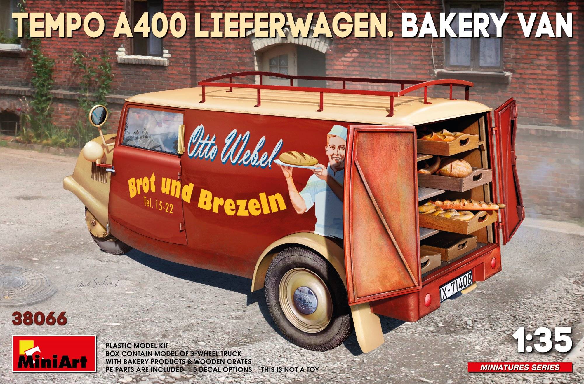 TEMPO A400 LIEFERWAGEN. BAKERY VAN