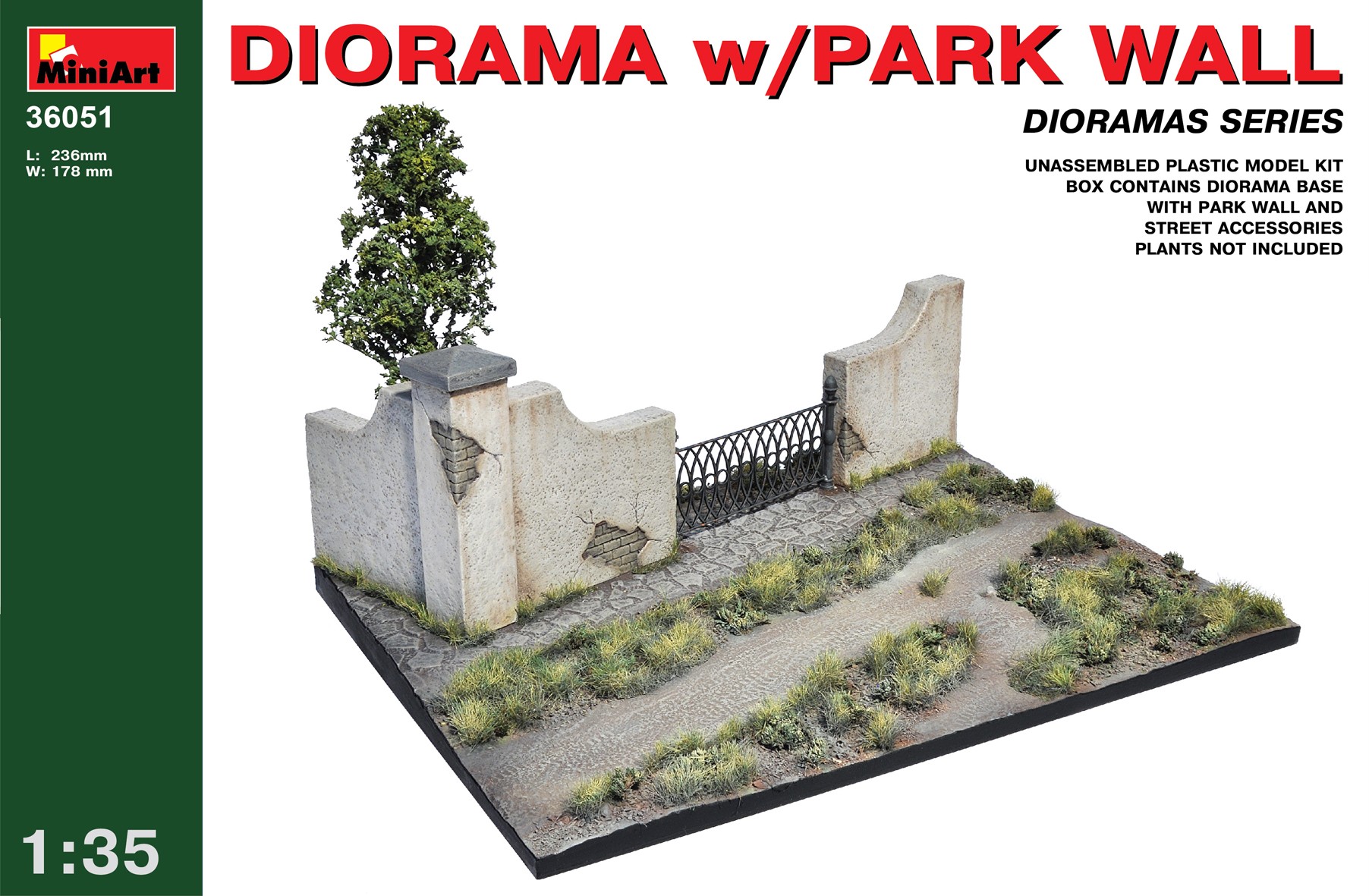 DIORAMA w/PARK WALL