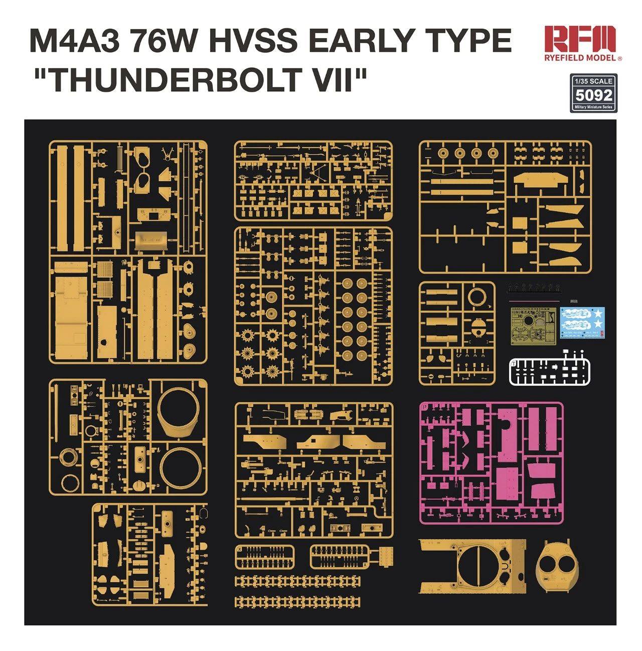 M4A3 76W HVSS Early Type "Thunderbolt VII" – Image 4