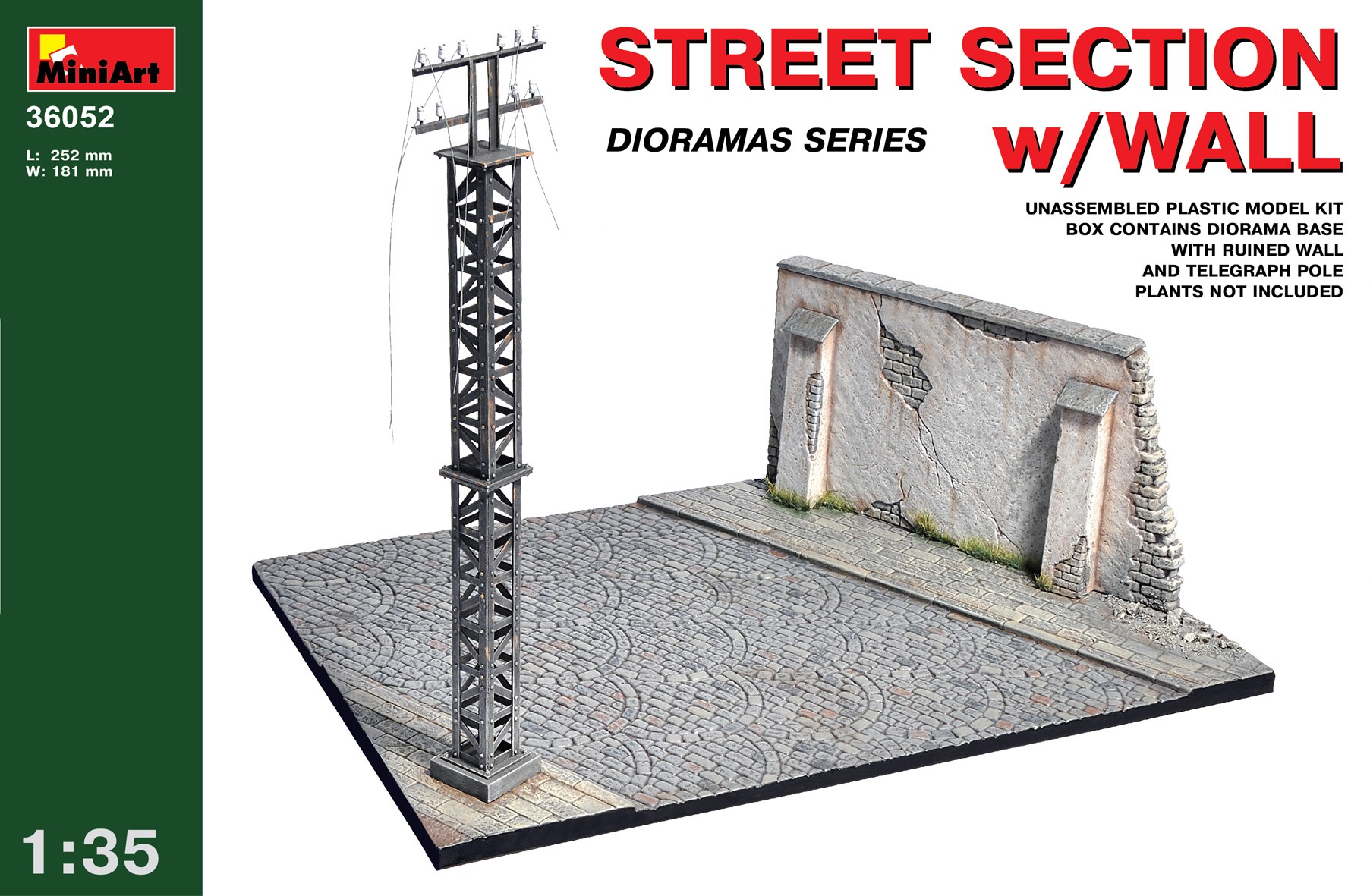 STREET SECTION w/WALL