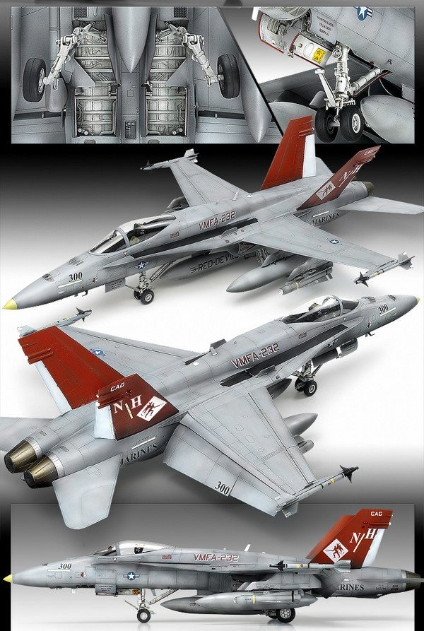 USMC F/A-18A+ VMFA-232 RED DEVILS – Image 3