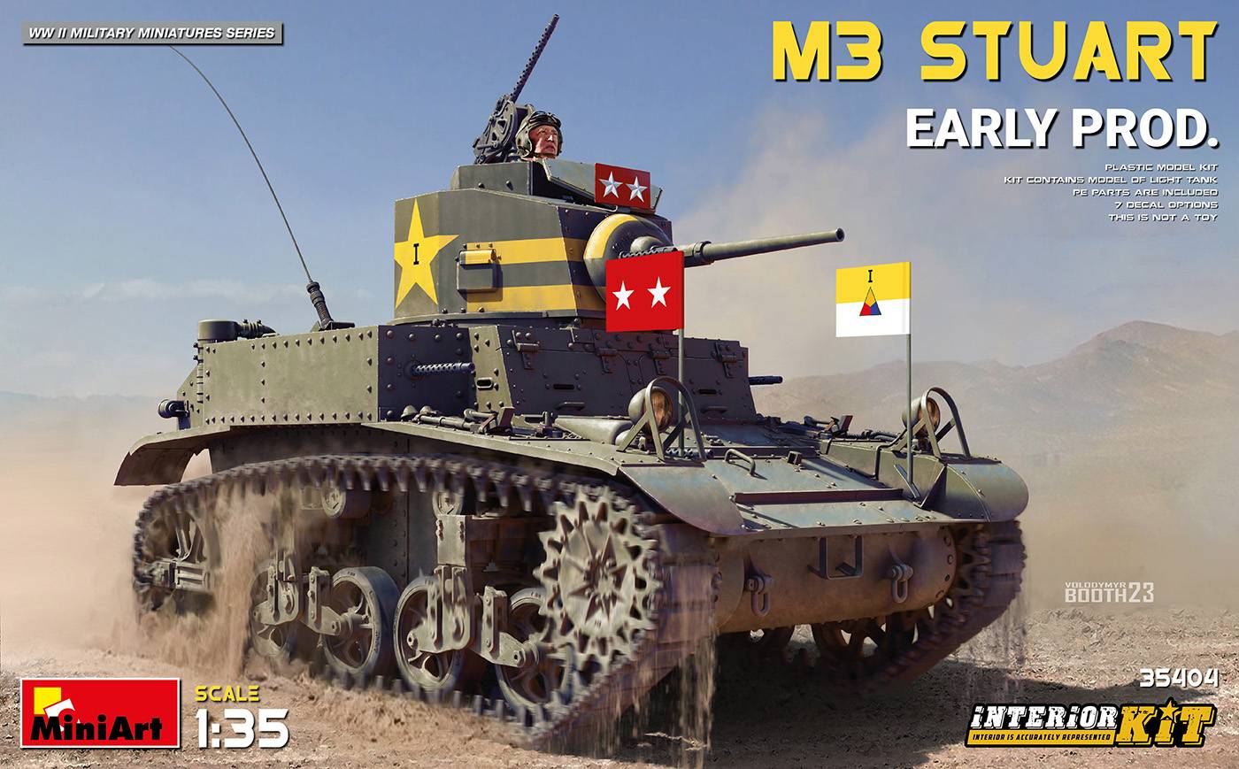 M3 STUART EARLY PROD. INTERIOR KIT