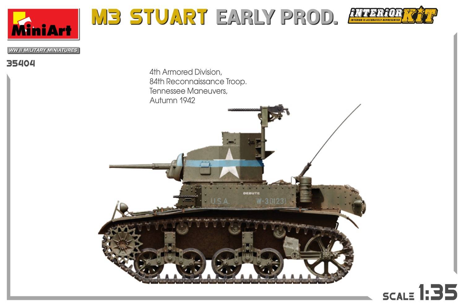 M3 STUART EARLY PROD. INTERIOR KIT – Image 2