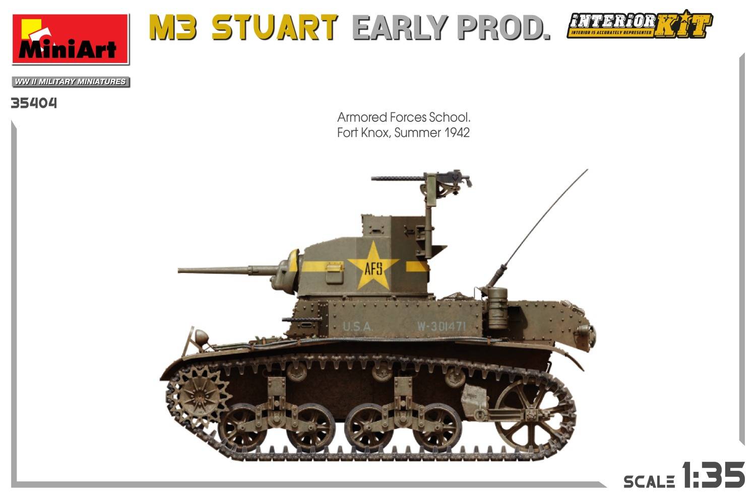 M3 STUART EARLY PROD. INTERIOR KIT – Image 3