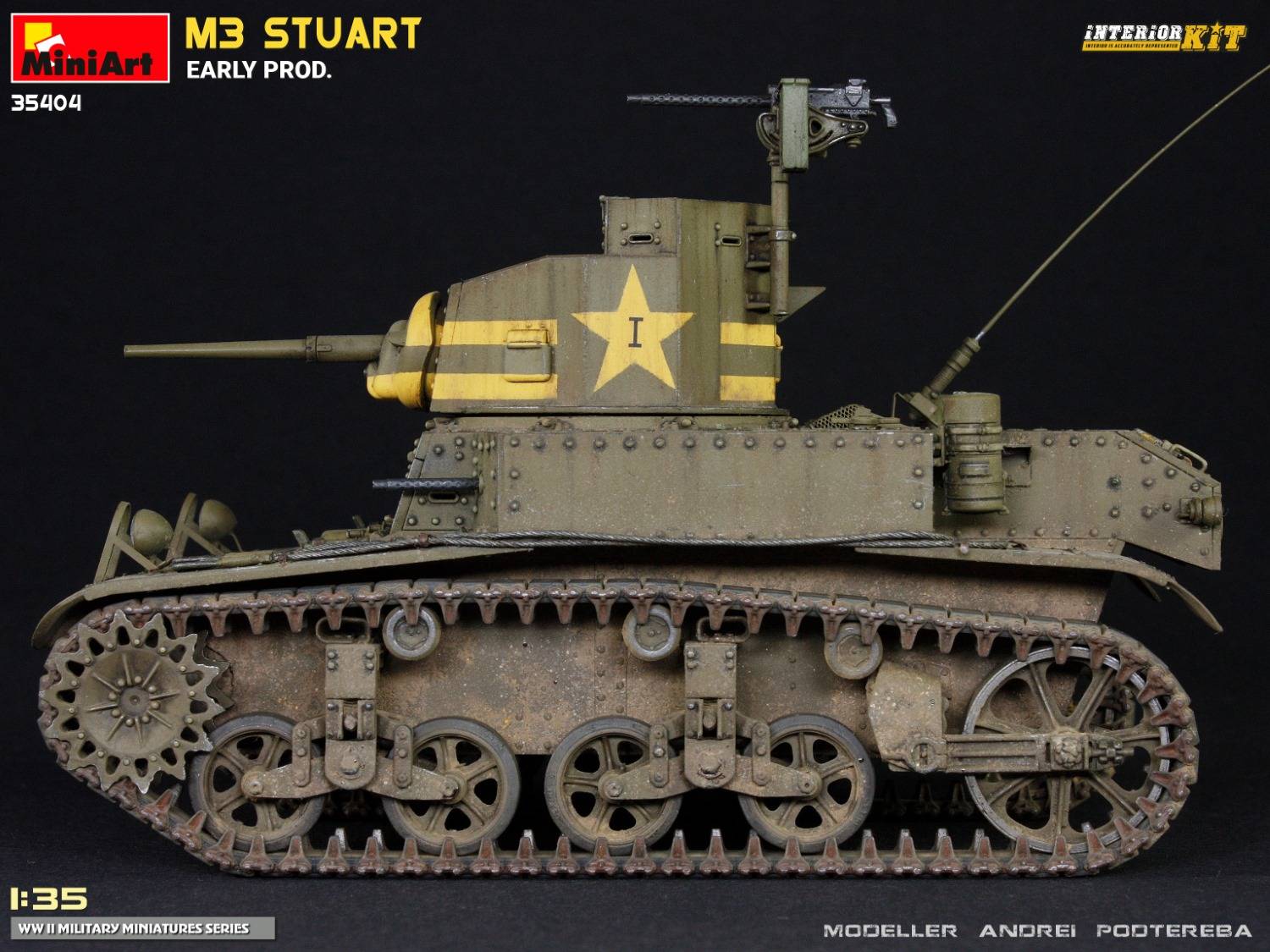 M3 STUART EARLY PROD. INTERIOR KIT – Image 23