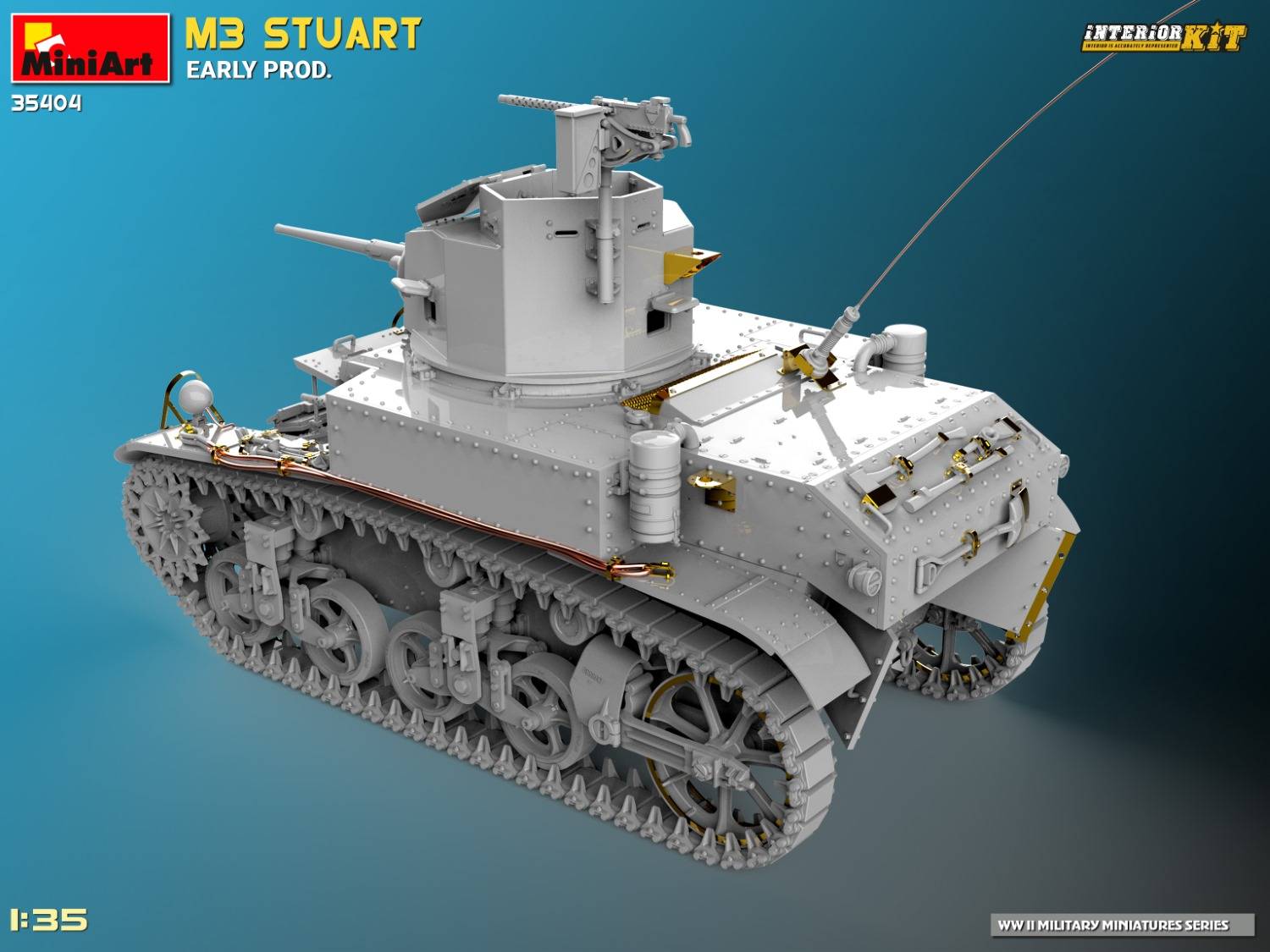 M3 STUART EARLY PROD. INTERIOR KIT – Image 26