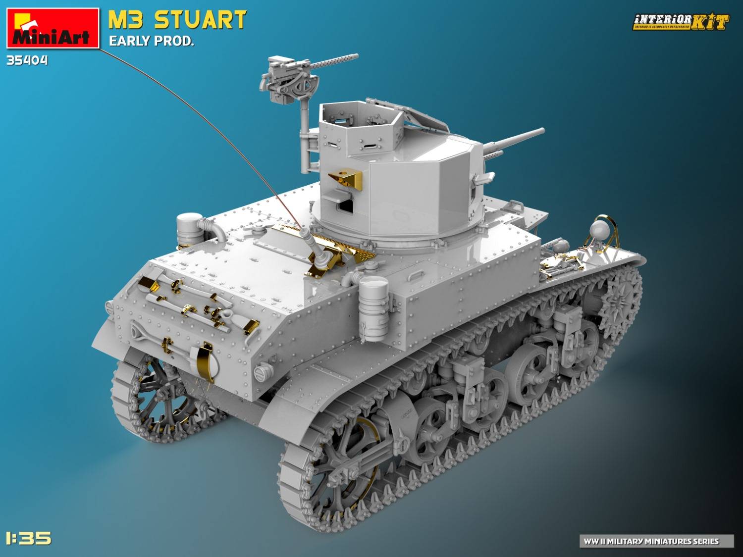 M3 STUART EARLY PROD. INTERIOR KIT – Image 27