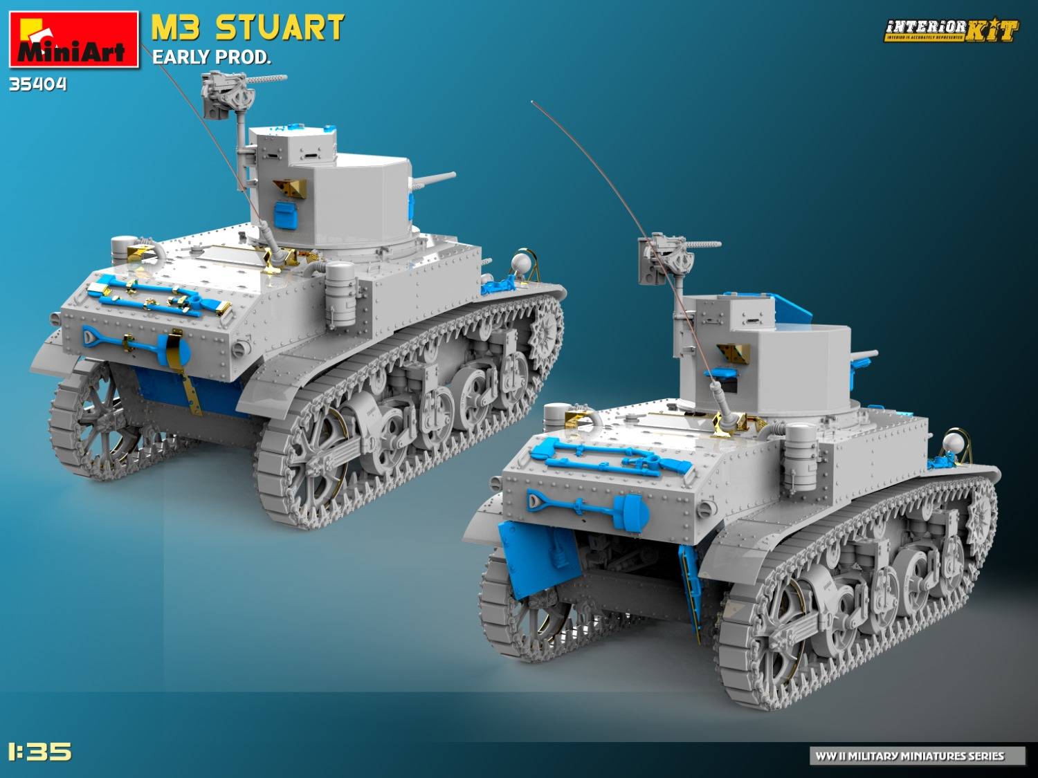 M3 STUART EARLY PROD. INTERIOR KIT – Image 29