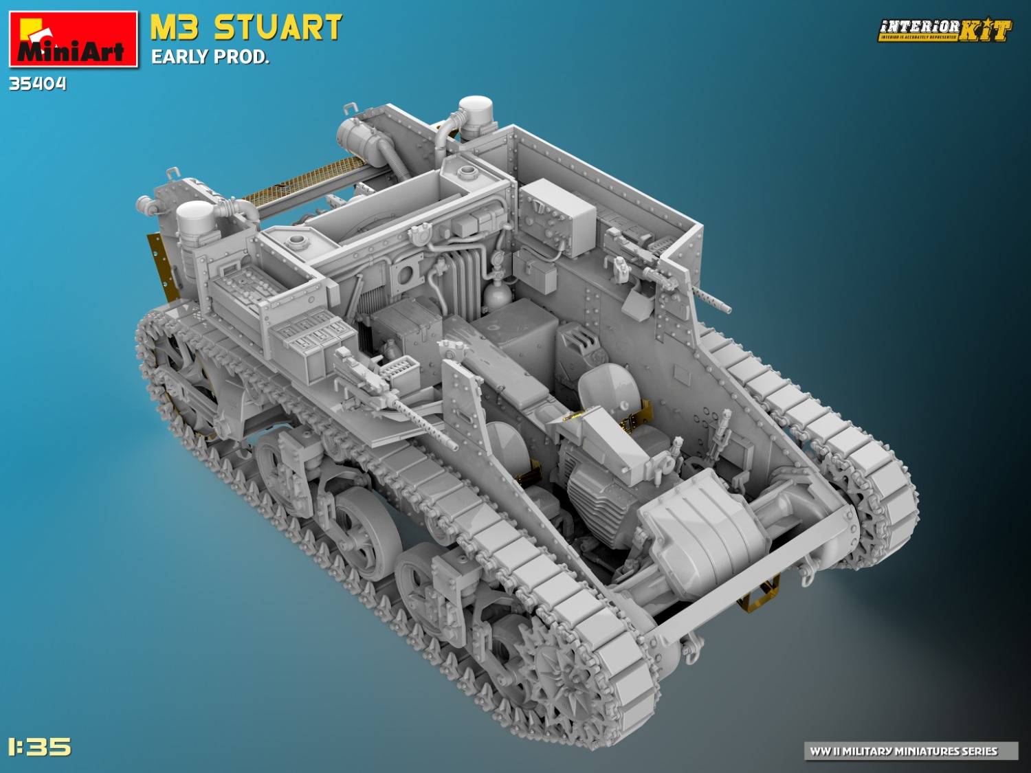 M3 STUART EARLY PROD. INTERIOR KIT – Image 30
