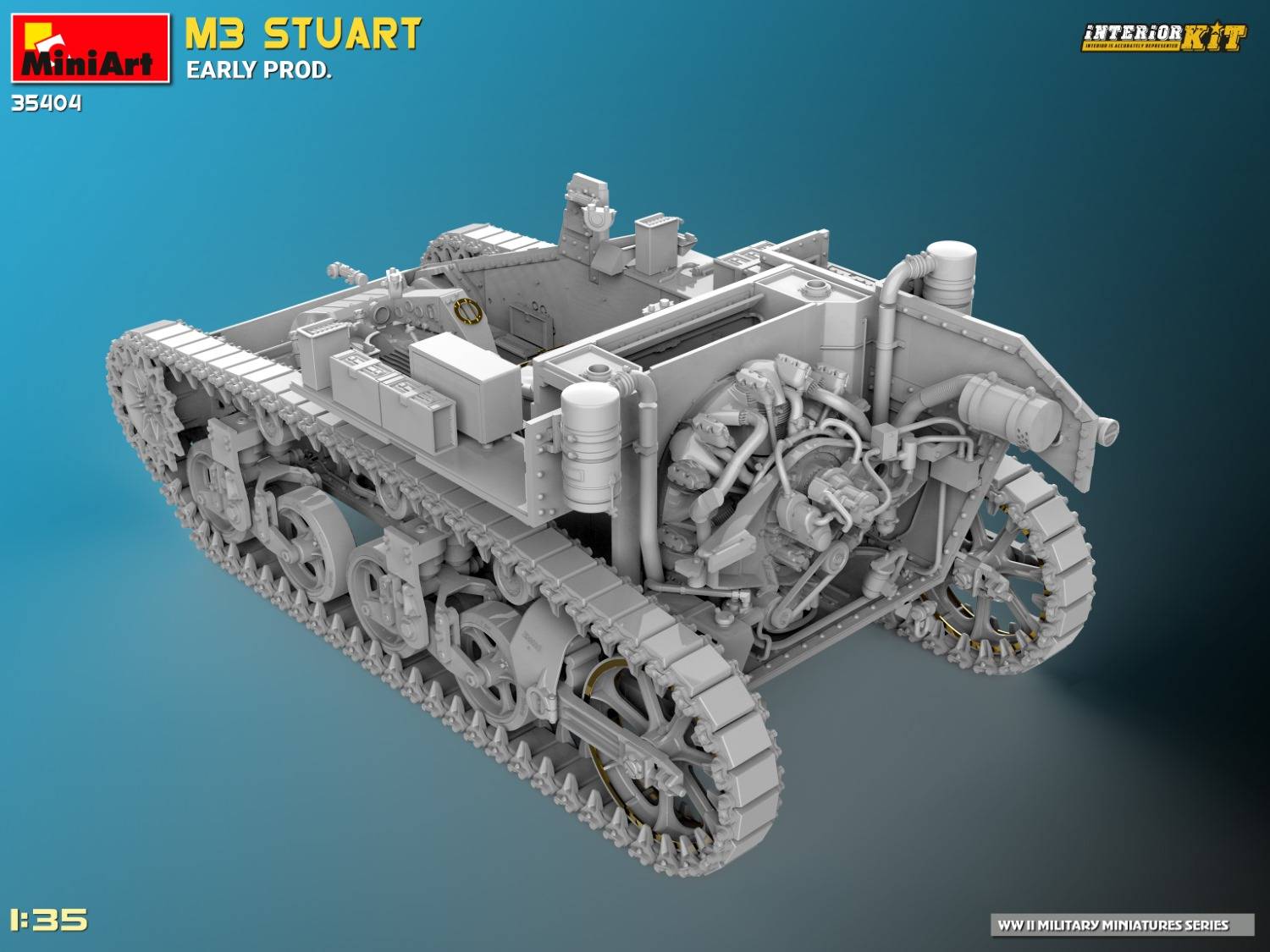 M3 STUART EARLY PROD. INTERIOR KIT – Image 31