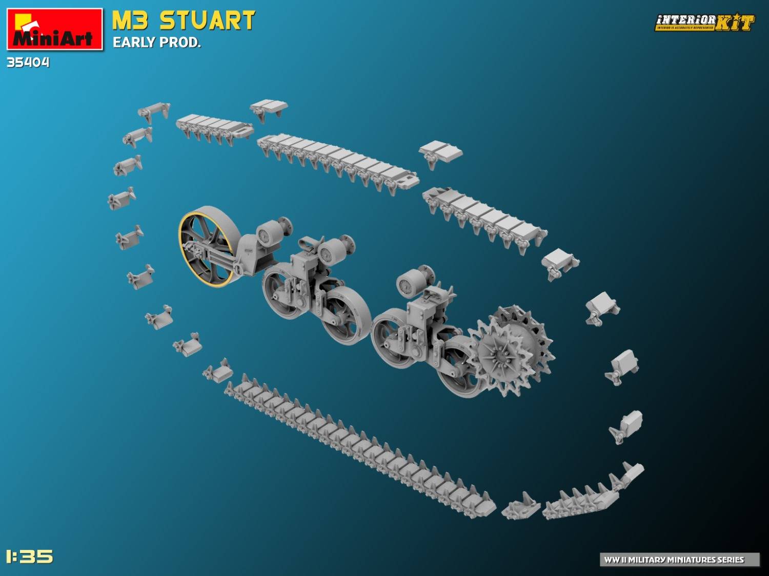 M3 STUART EARLY PROD. INTERIOR KIT – Image 32