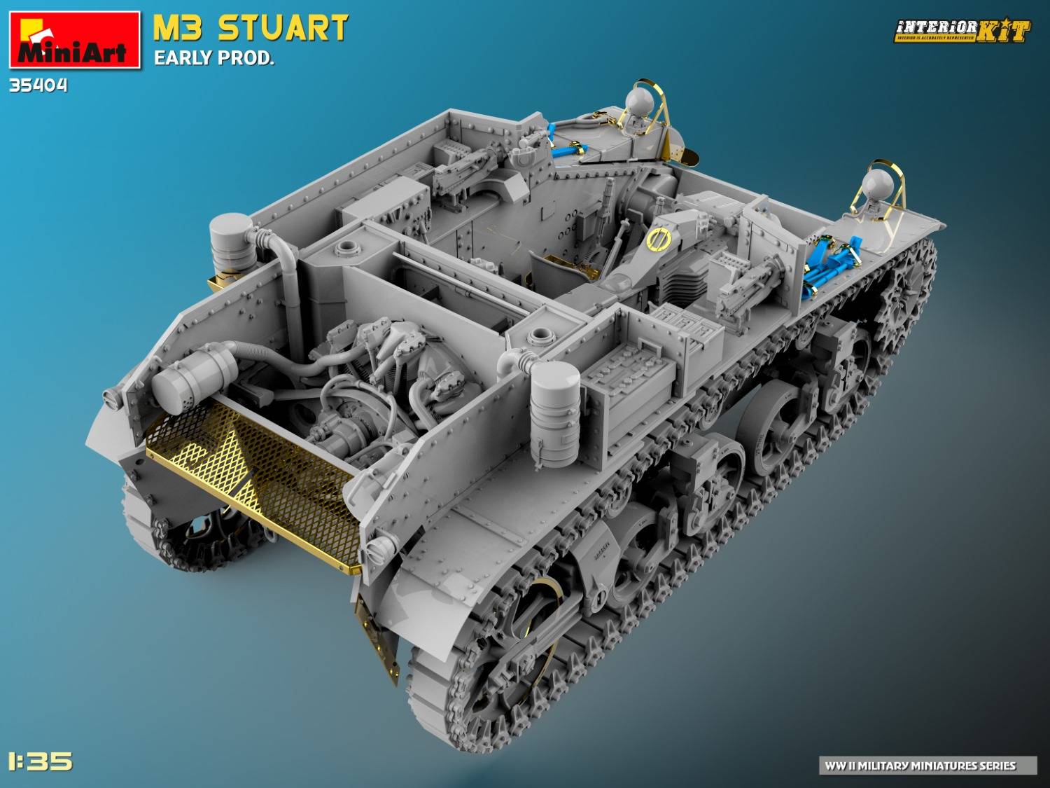 M3 STUART EARLY PROD. INTERIOR KIT – Image 34