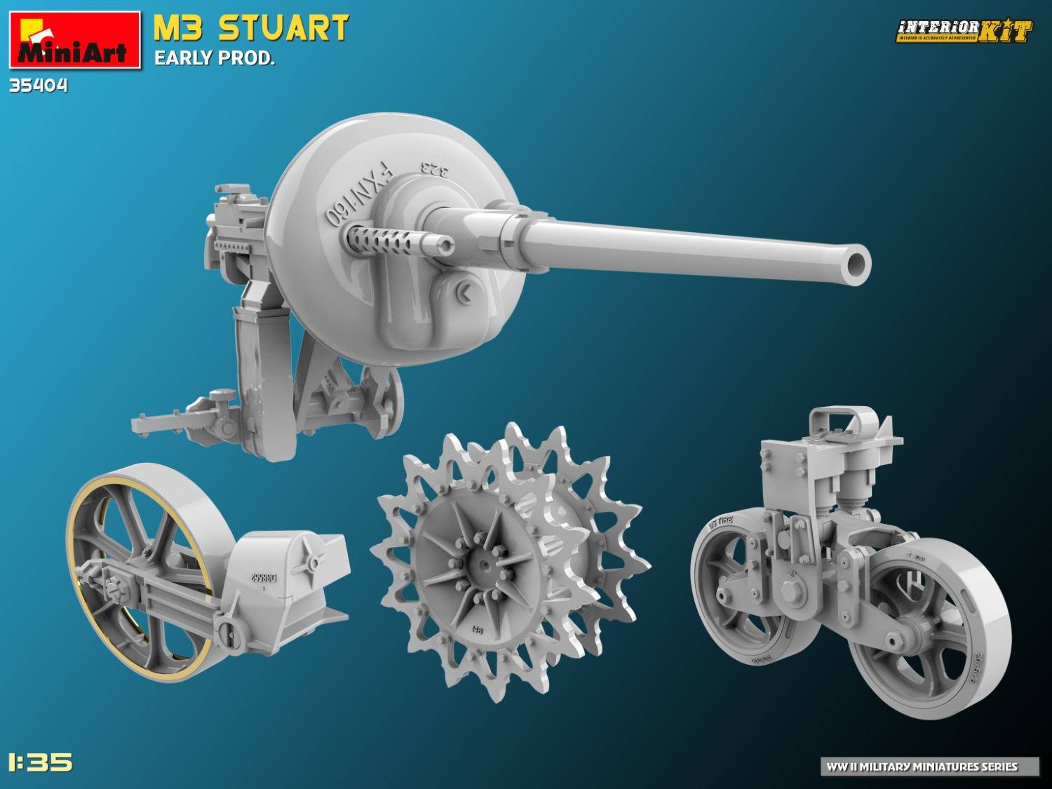 M3 STUART EARLY PROD. INTERIOR KIT – Image 35