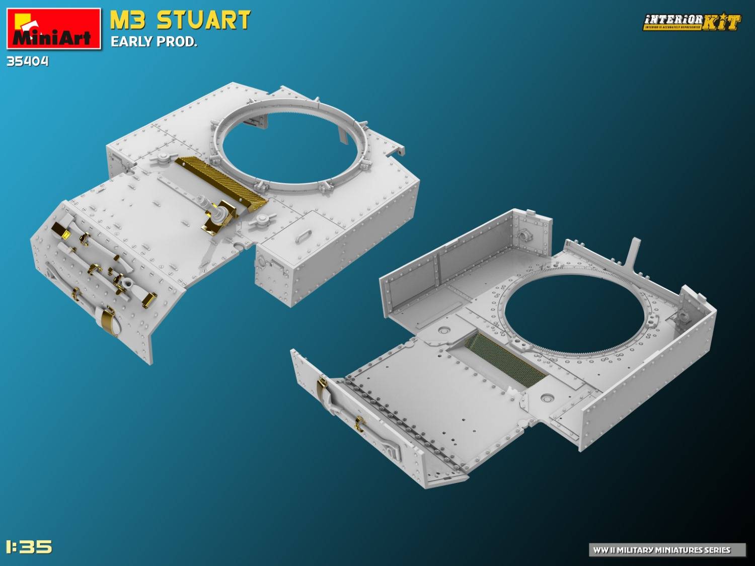 M3 STUART EARLY PROD. INTERIOR KIT – Image 38