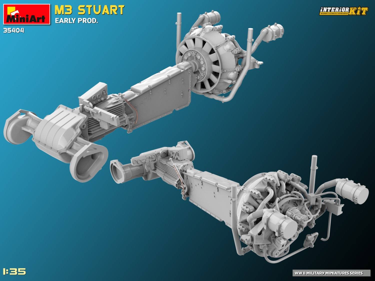 M3 STUART EARLY PROD. INTERIOR KIT – Image 39