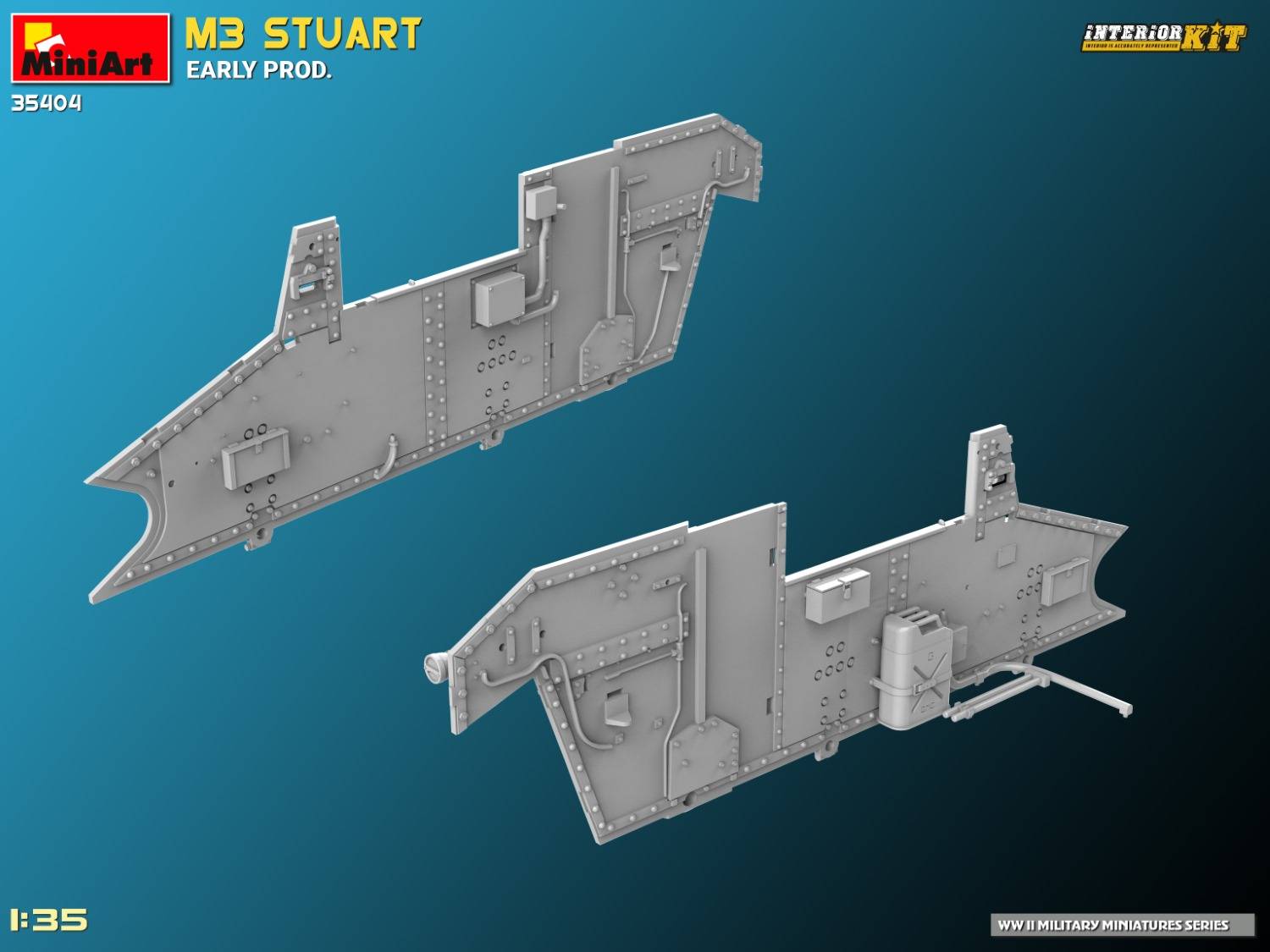 M3 STUART EARLY PROD. INTERIOR KIT – Image 40