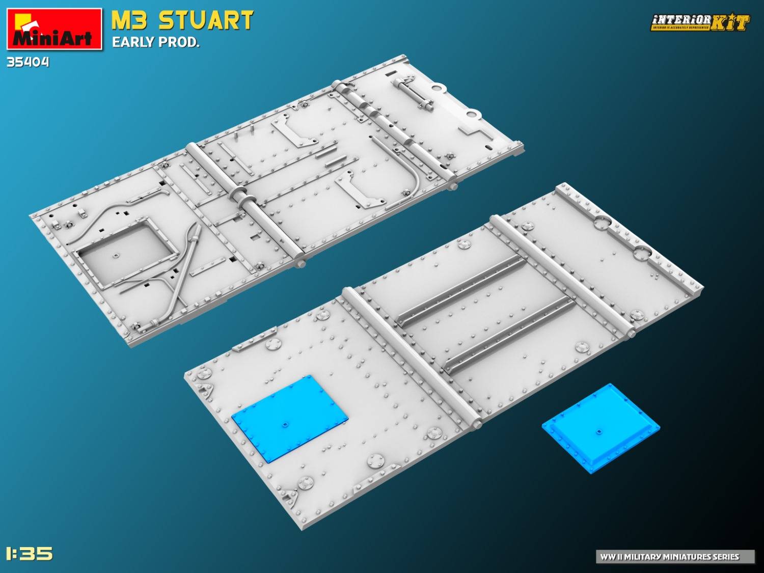 M3 STUART EARLY PROD. INTERIOR KIT – Image 41