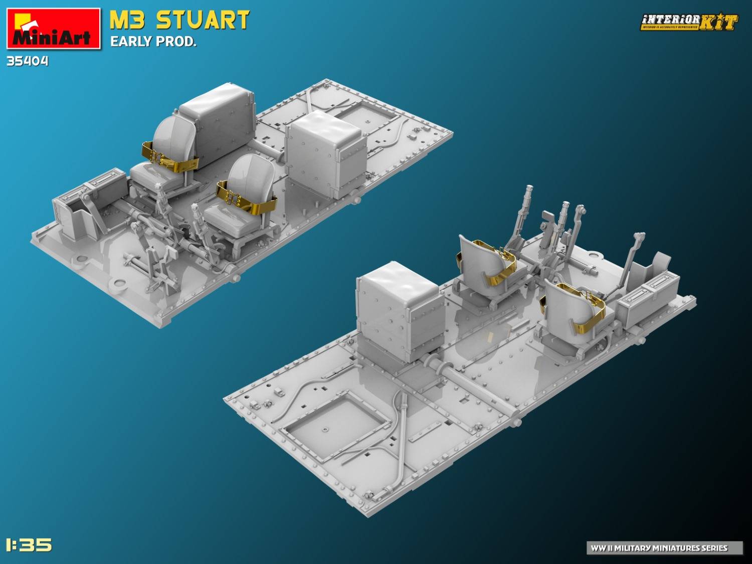 M3 STUART EARLY PROD. INTERIOR KIT – Image 42