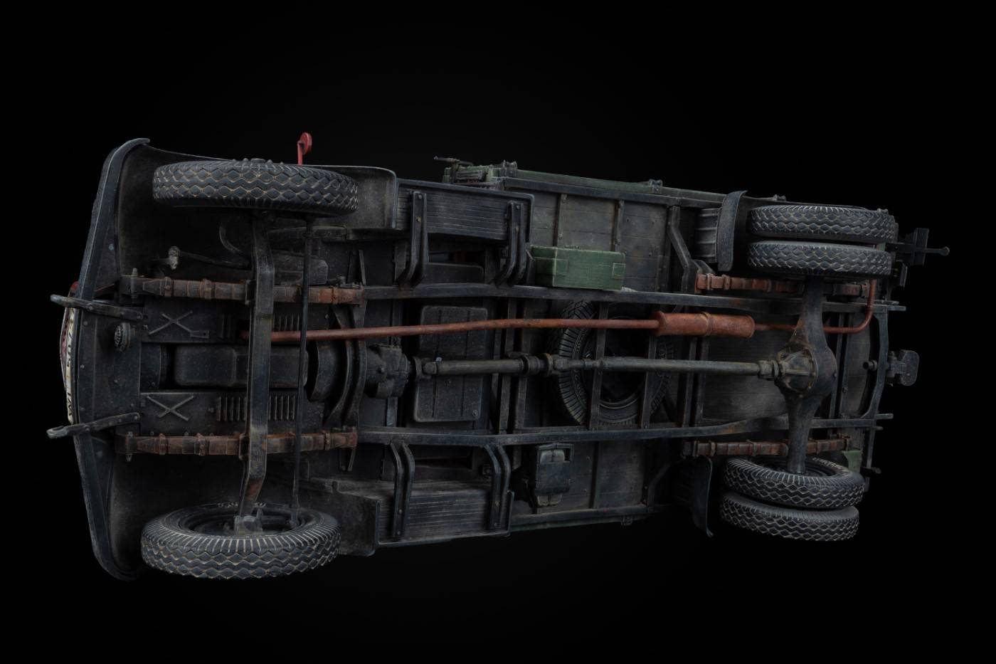 GERMAN 3T CARGO TRUCK 3,6-36S. PRITSCHE-NORMAL-TYPE. MILITARY SERVICE – Image 3