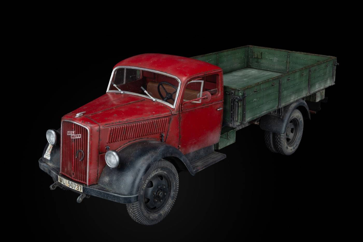 GERMAN 3T CARGO TRUCK 3,6-36S. PRITSCHE-NORMAL-TYPE. MILITARY SERVICE – Image 9