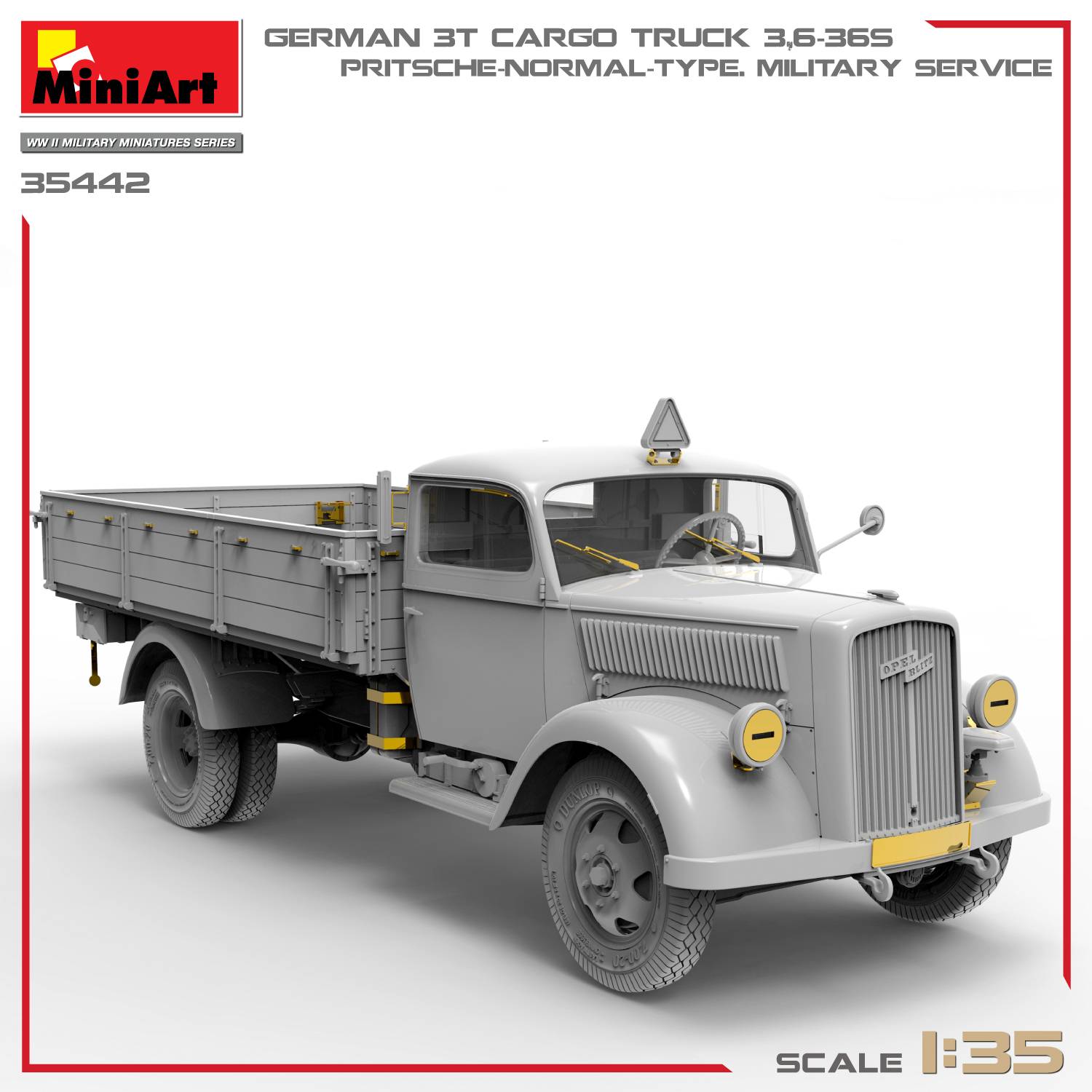 GERMAN 3T CARGO TRUCK 3,6-36S. PRITSCHE-NORMAL-TYPE. MILITARY SERVICE – Image 11