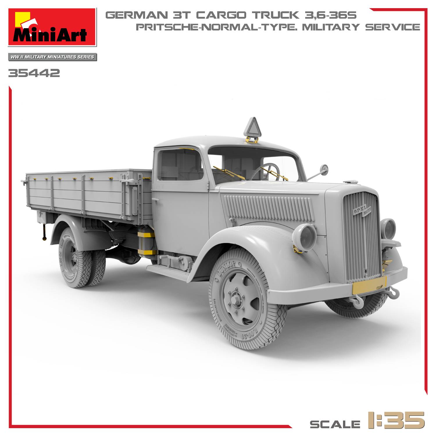 GERMAN 3T CARGO TRUCK 3,6-36S. PRITSCHE-NORMAL-TYPE. MILITARY SERVICE – Image 12
