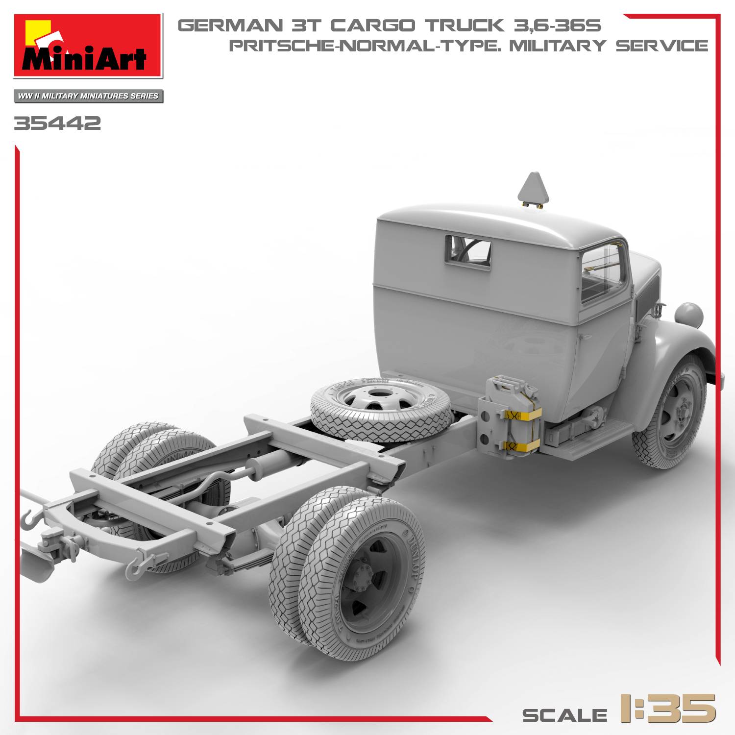 GERMAN 3T CARGO TRUCK 3,6-36S. PRITSCHE-NORMAL-TYPE. MILITARY SERVICE – Image 15