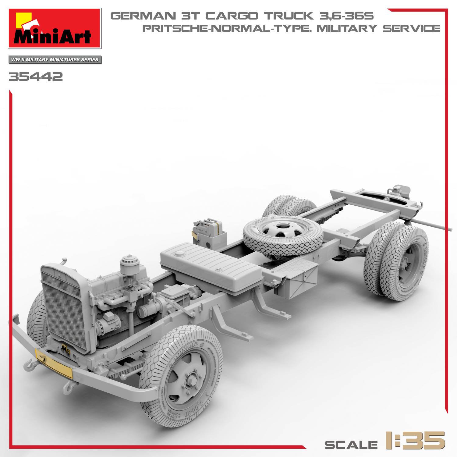 GERMAN 3T CARGO TRUCK 3,6-36S. PRITSCHE-NORMAL-TYPE. MILITARY SERVICE – Image 16
