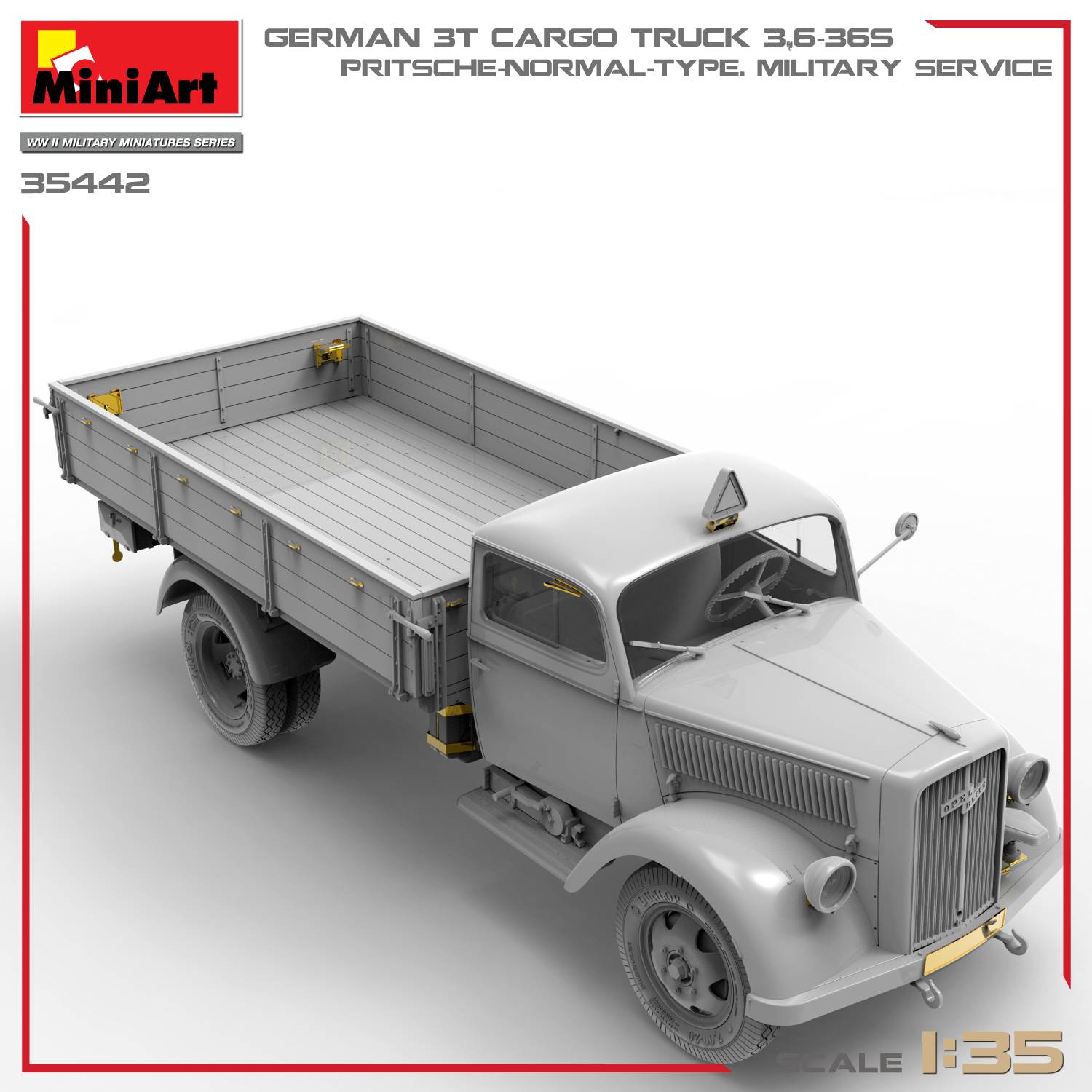 GERMAN 3T CARGO TRUCK 3,6-36S. PRITSCHE-NORMAL-TYPE. MILITARY SERVICE – Image 18