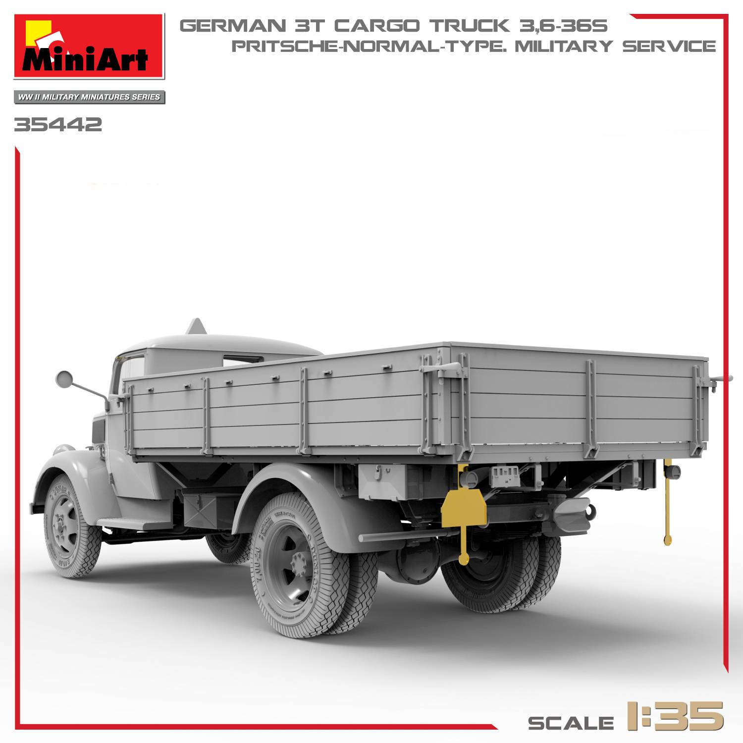 GERMAN 3T CARGO TRUCK 3,6-36S. PRITSCHE-NORMAL-TYPE. MILITARY SERVICE – Image 19