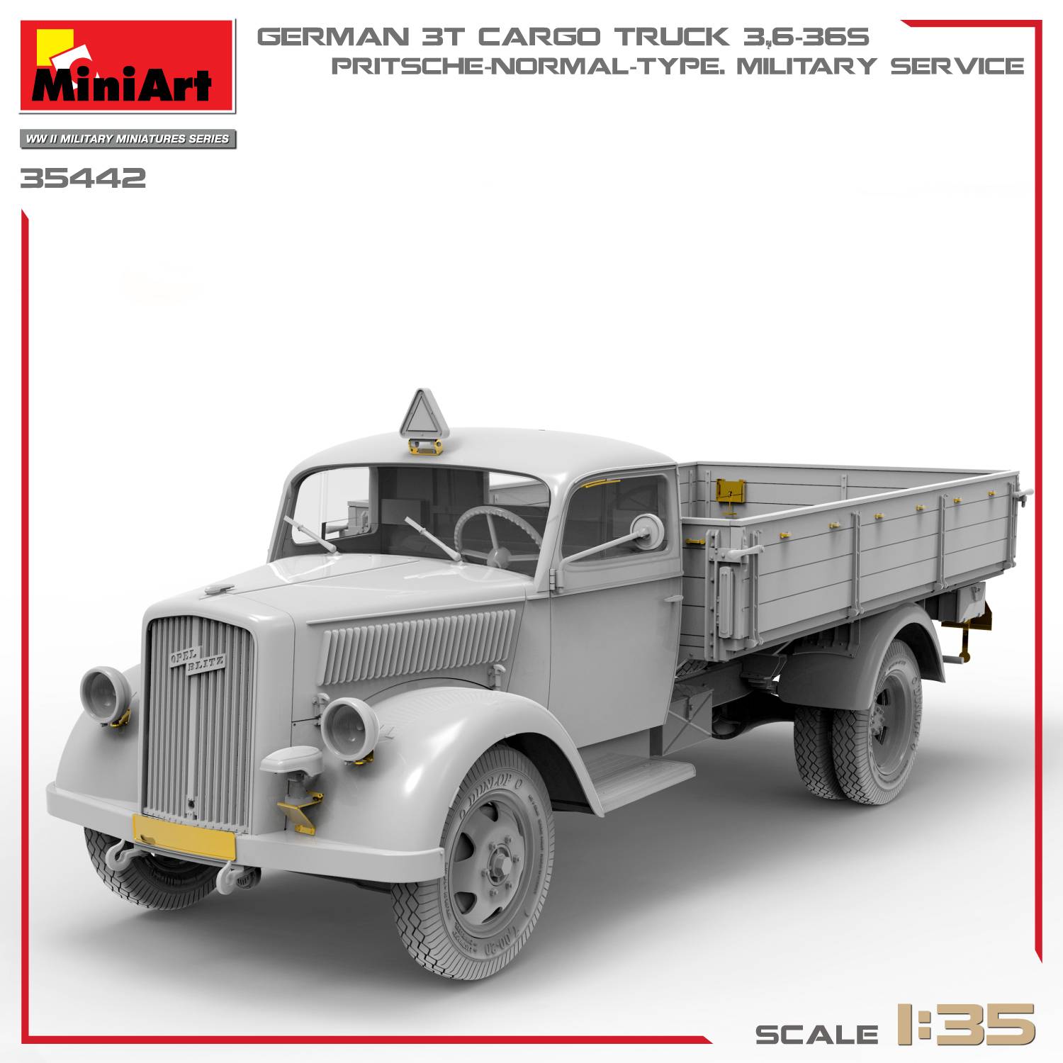 GERMAN 3T CARGO TRUCK 3,6-36S. PRITSCHE-NORMAL-TYPE. MILITARY SERVICE – Image 20