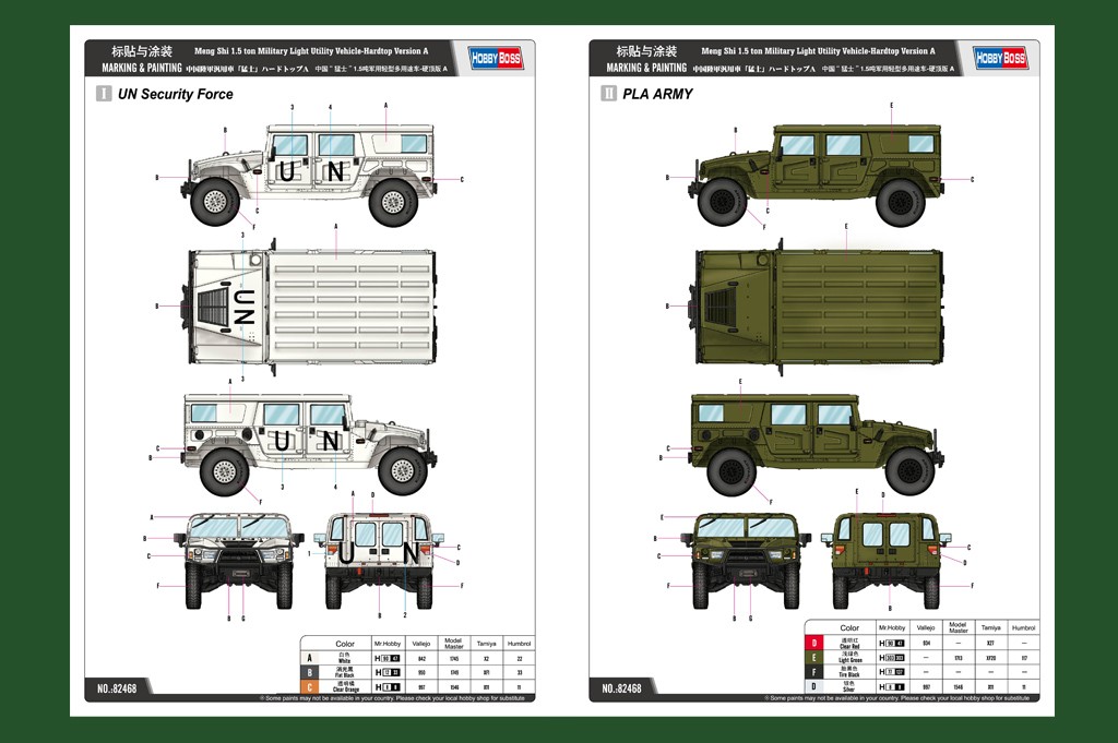 Meng Shi 1.5 ton Military Light Utility Vehicle Hard Top Version A – Image 3