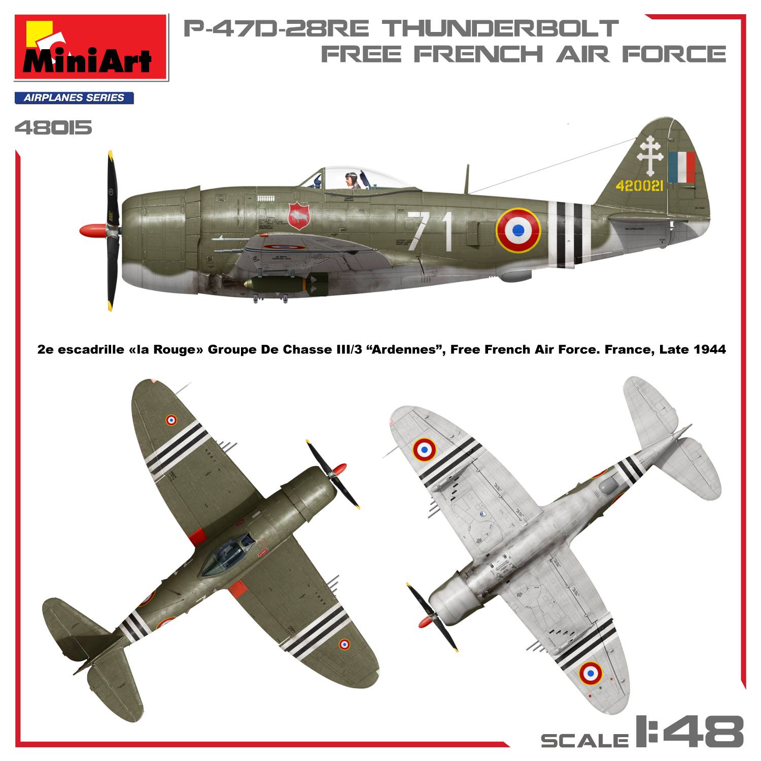 P-47D-28RE THUNDERBOLT. FREE FRENCH AIR FORCE – Image 7