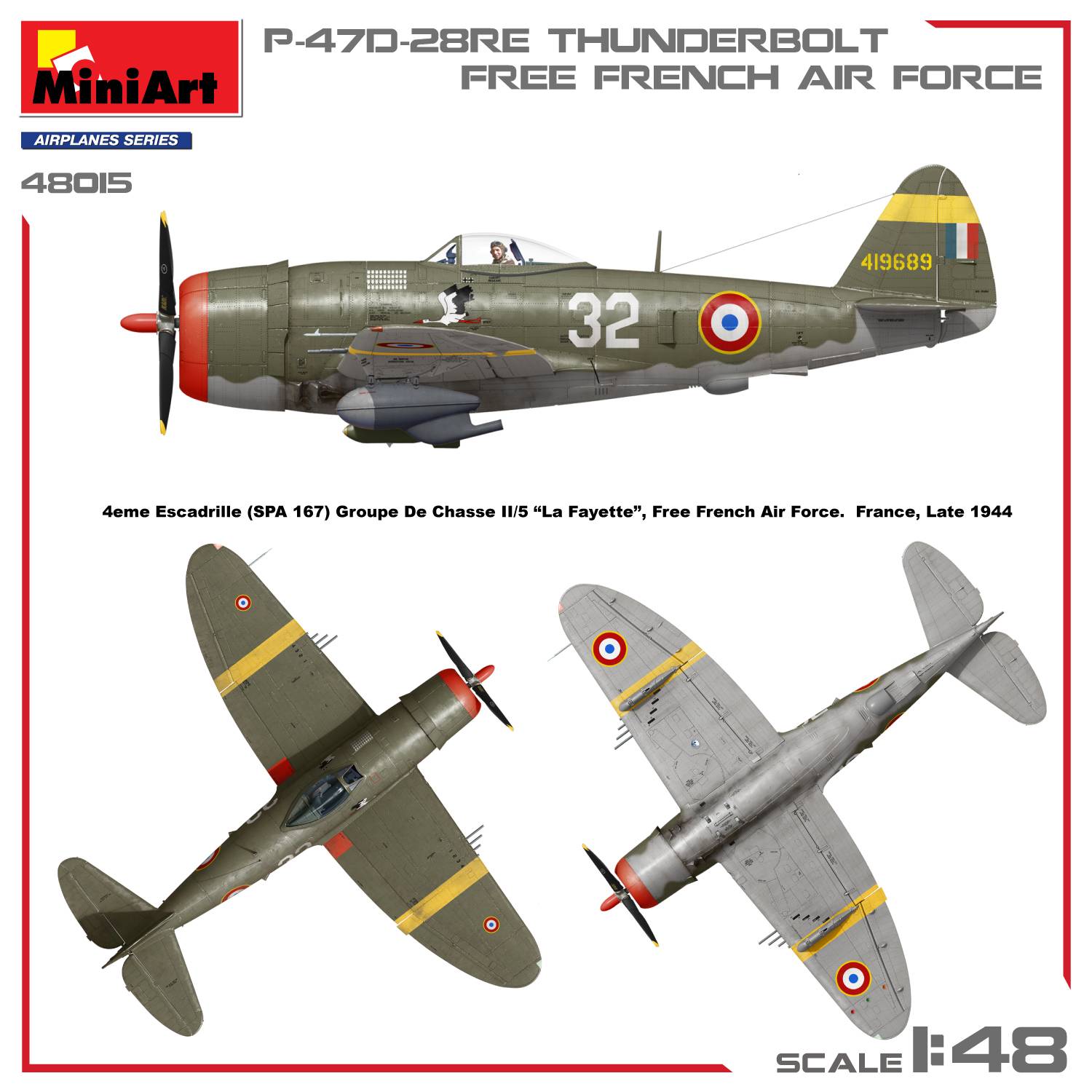 P-47D-28RE THUNDERBOLT. FREE FRENCH AIR FORCE – Image 8