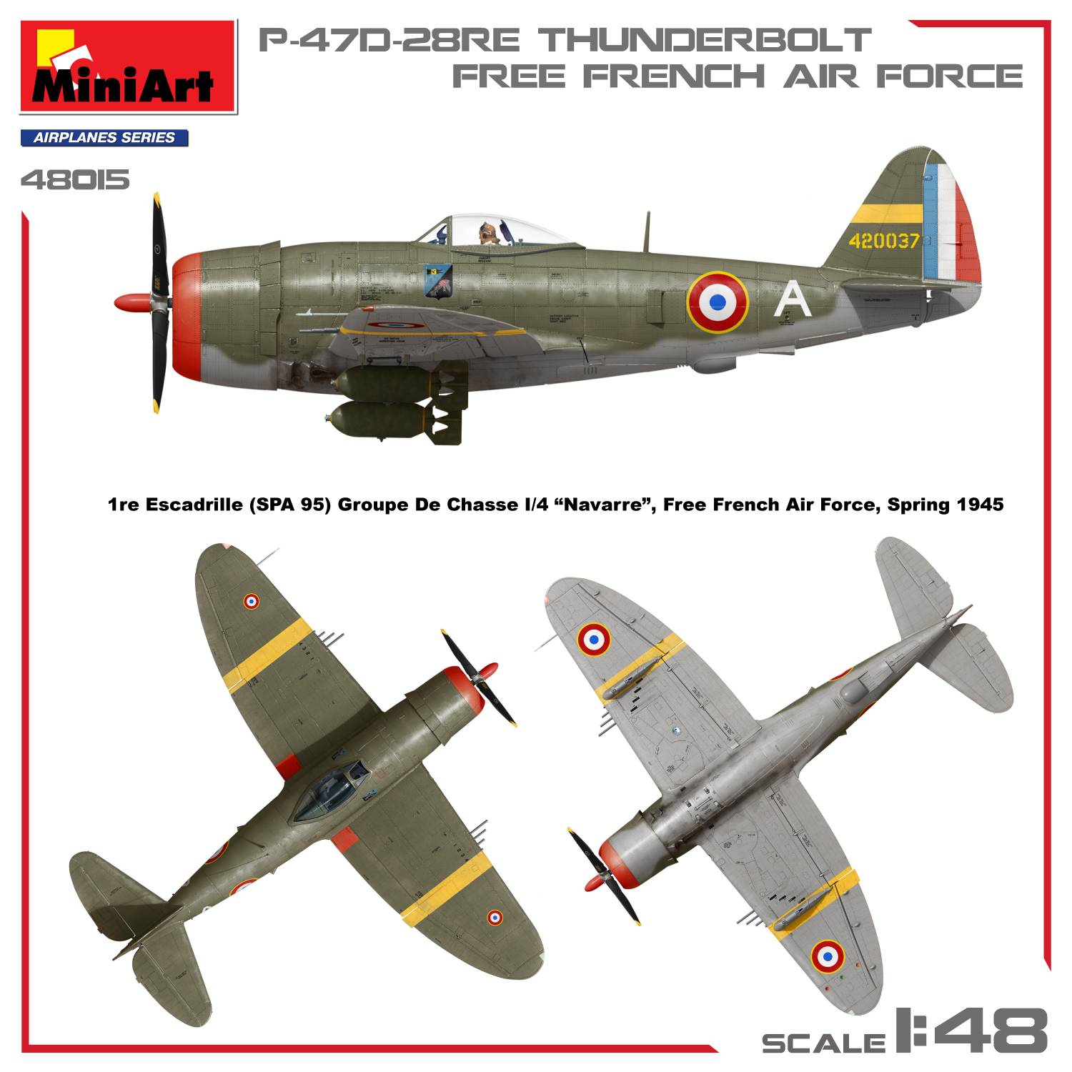 P-47D-28RE THUNDERBOLT. FREE FRENCH AIR FORCE – Image 9