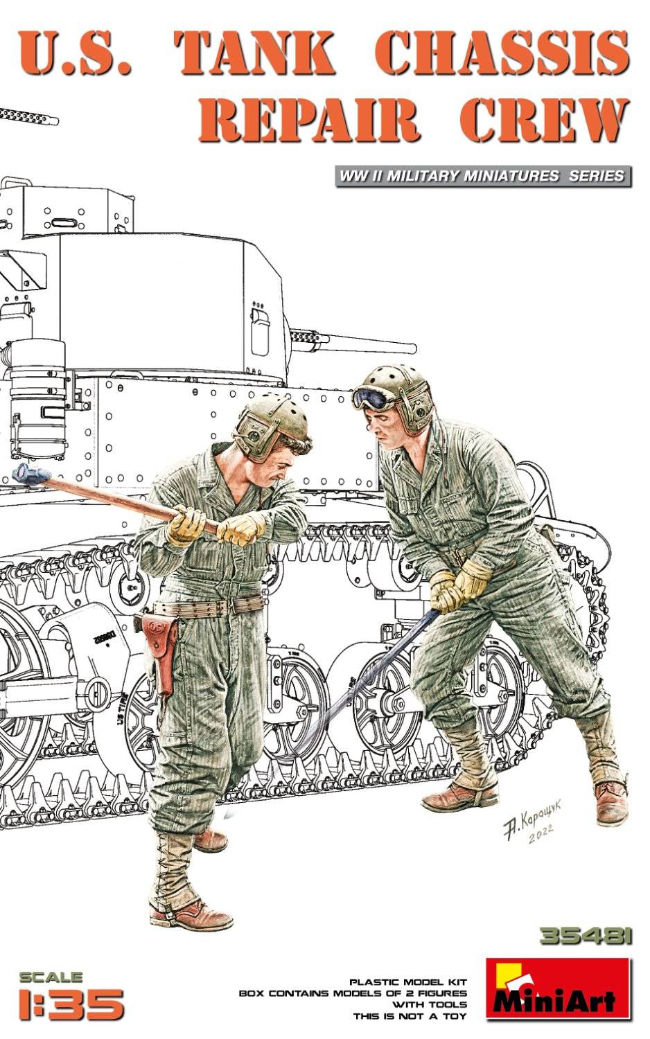 U.S. TANK CHASSIS REPAIR CREW