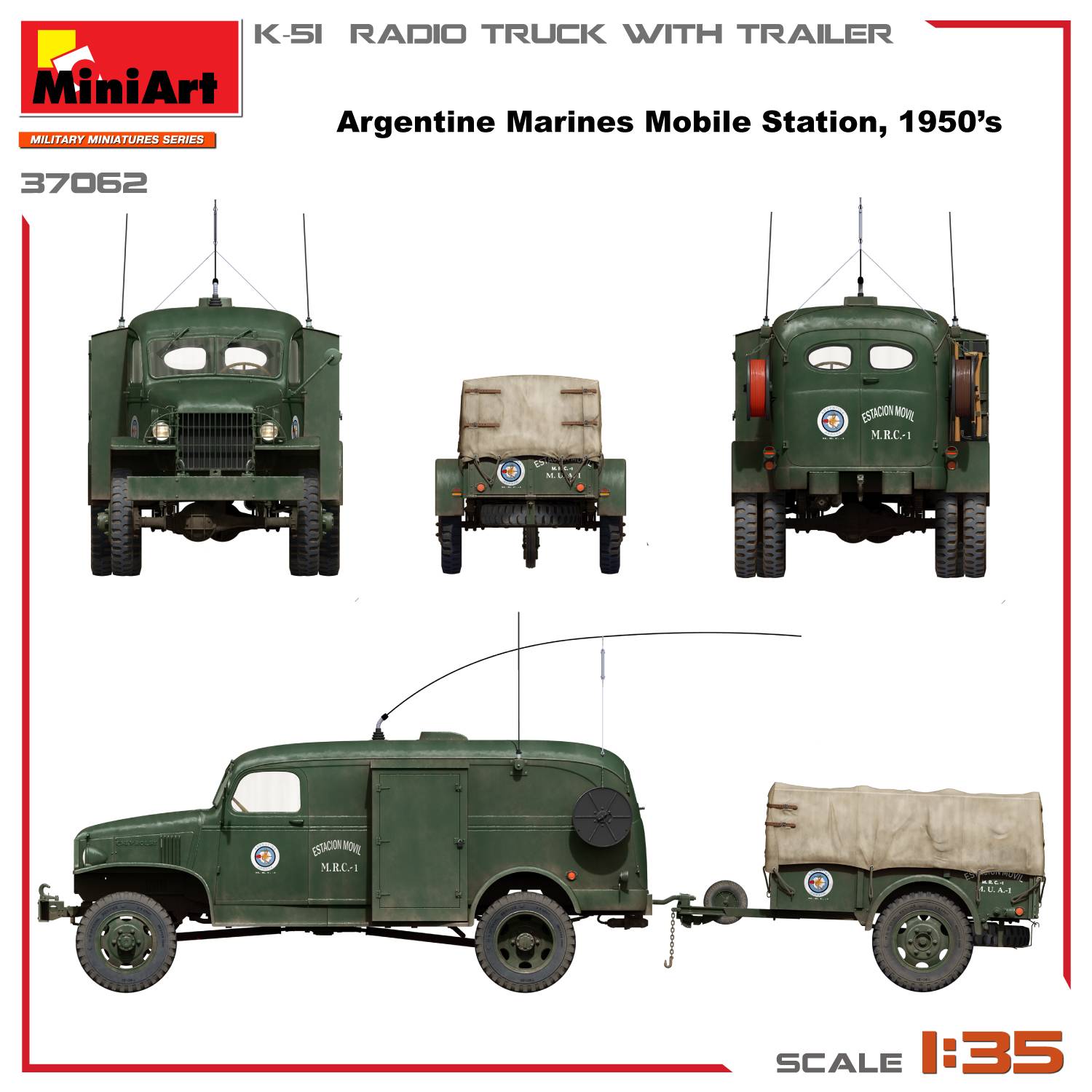 K-51 RADIO TRUCK WITH TRAILER – Image 3