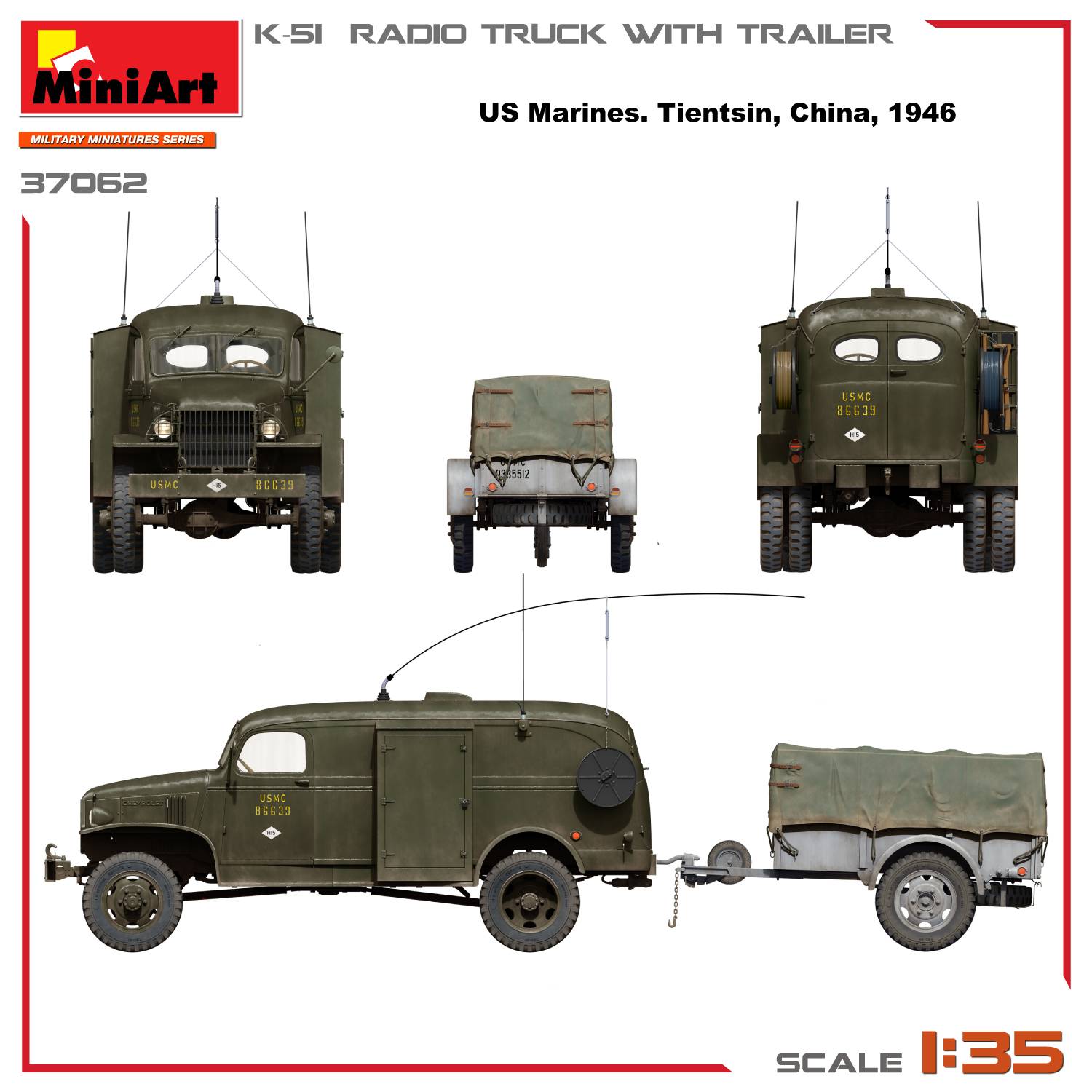 K-51 RADIO TRUCK WITH TRAILER – Image 6