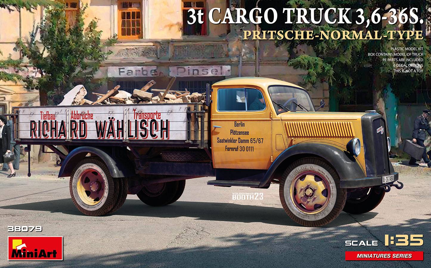 3t CARGO TRUCK 3,6-36S. PRITSCHE-NORMAL-TYPE