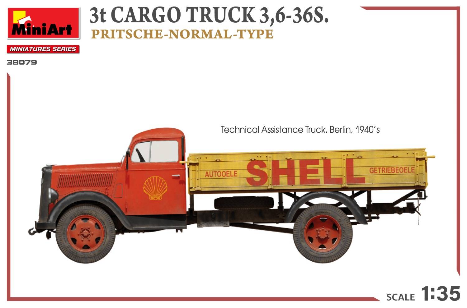 3t CARGO TRUCK 3,6-36S. PRITSCHE-NORMAL-TYPE – Image 3