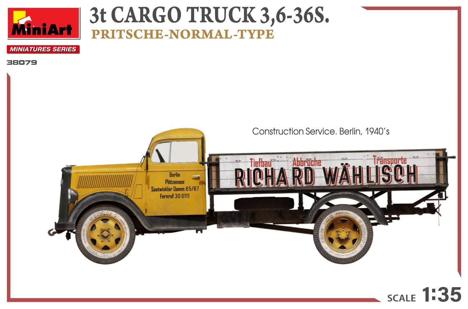 3t CARGO TRUCK 3,6-36S. PRITSCHE-NORMAL-TYPE – Image 5
