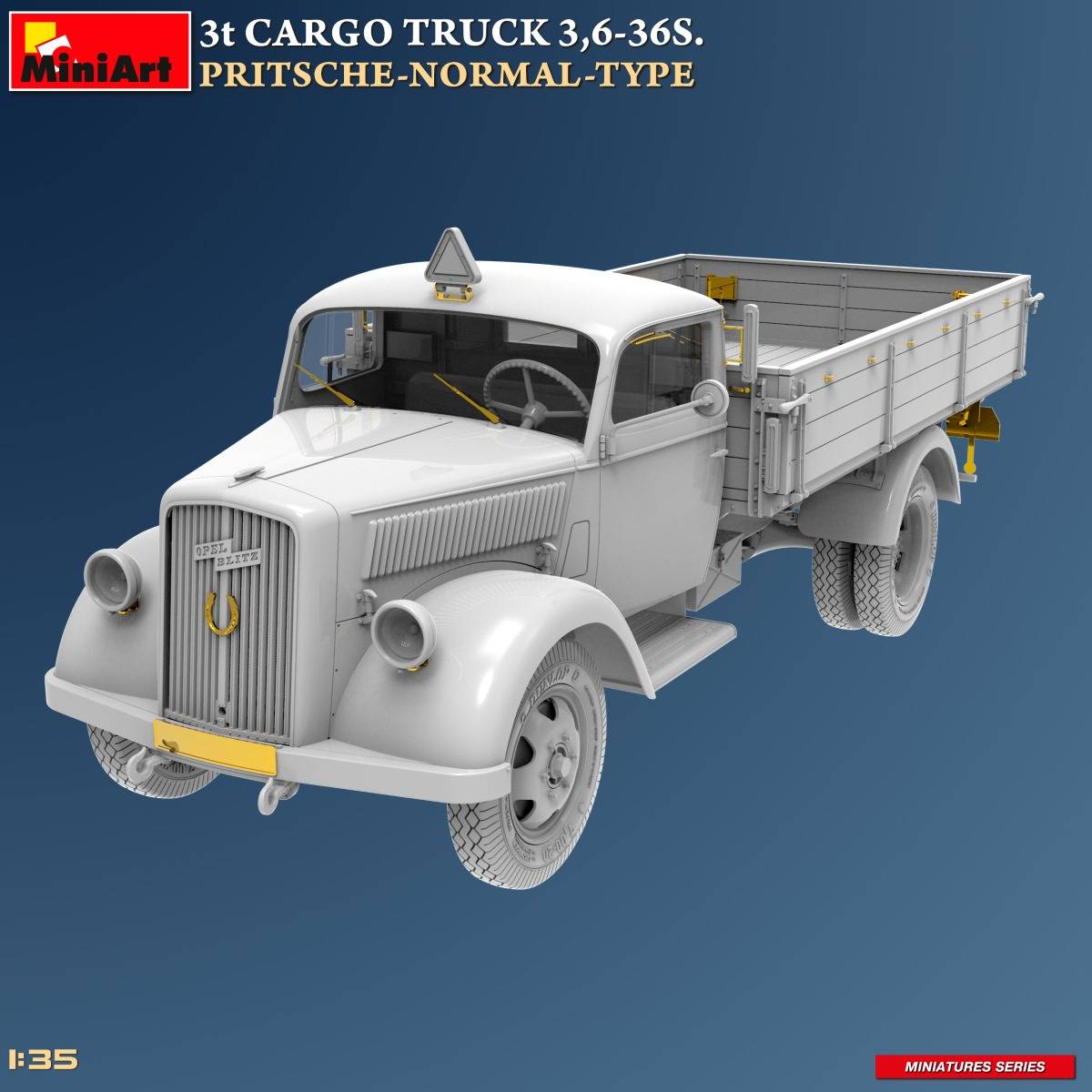 3t CARGO TRUCK 3,6-36S. PRITSCHE-NORMAL-TYPE – Image 9