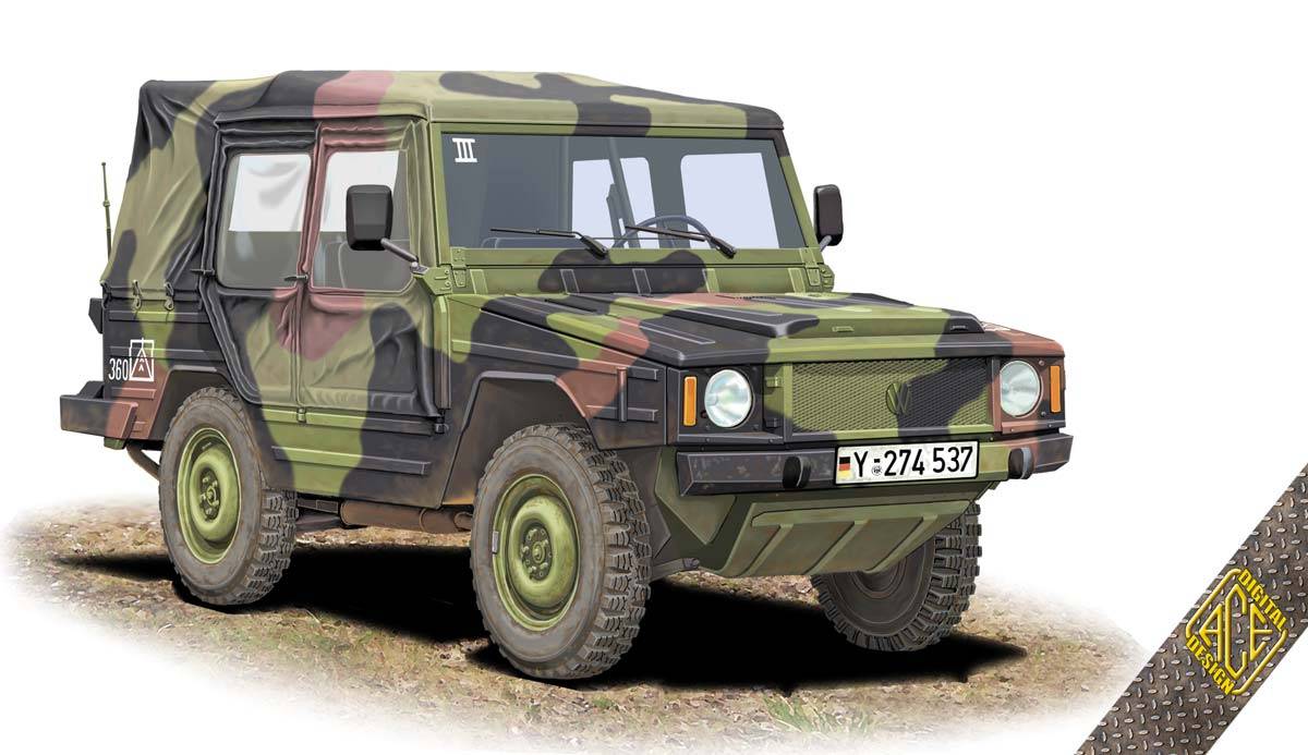 VW Iltis 0.5T Light Truck VW 4x4 Forces Françaises en Allemagne – Image 2