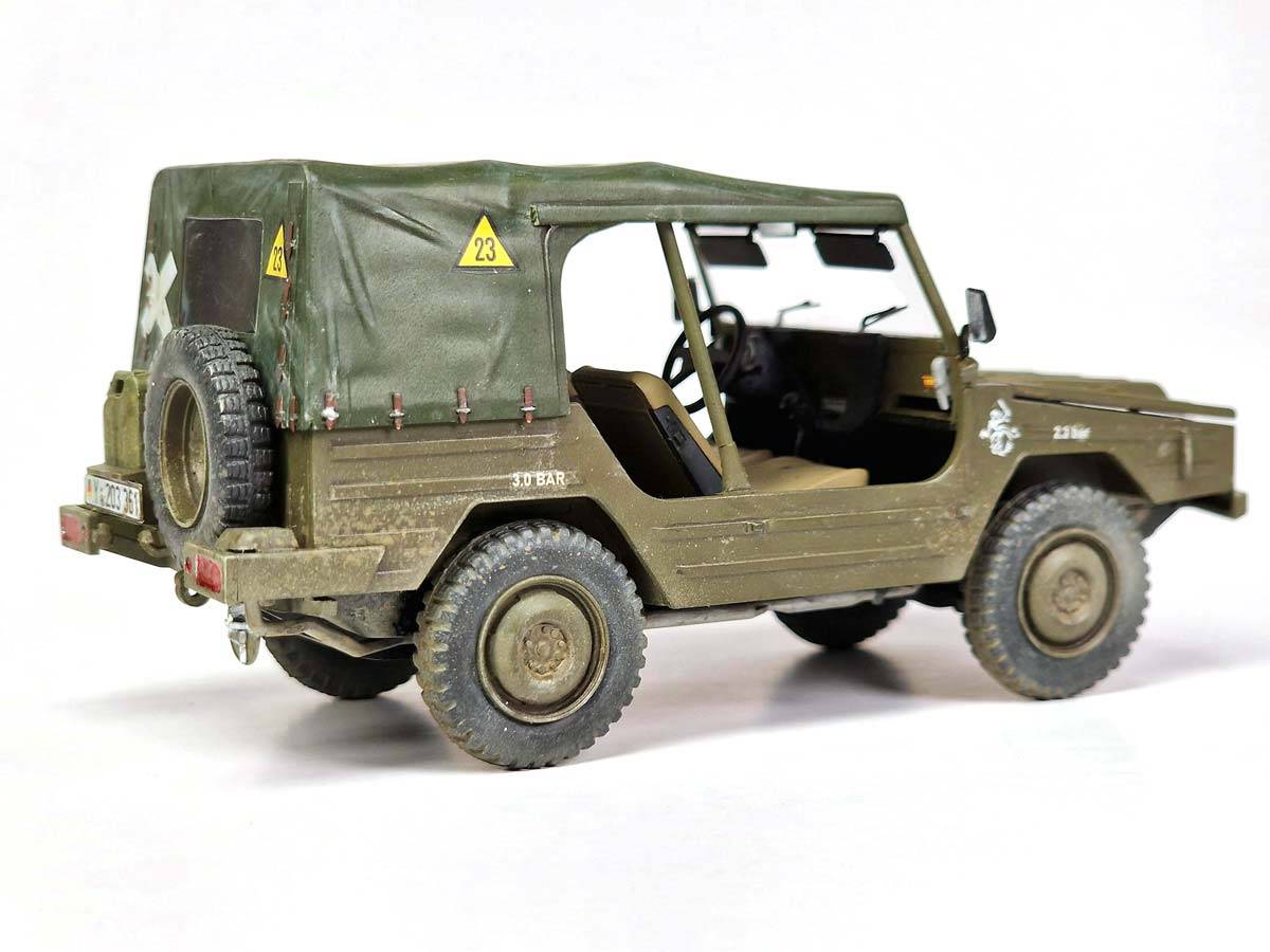 VW Iltis 0.5T Light Truck VW 4x4 Forces Françaises en Allemagne – Image 18