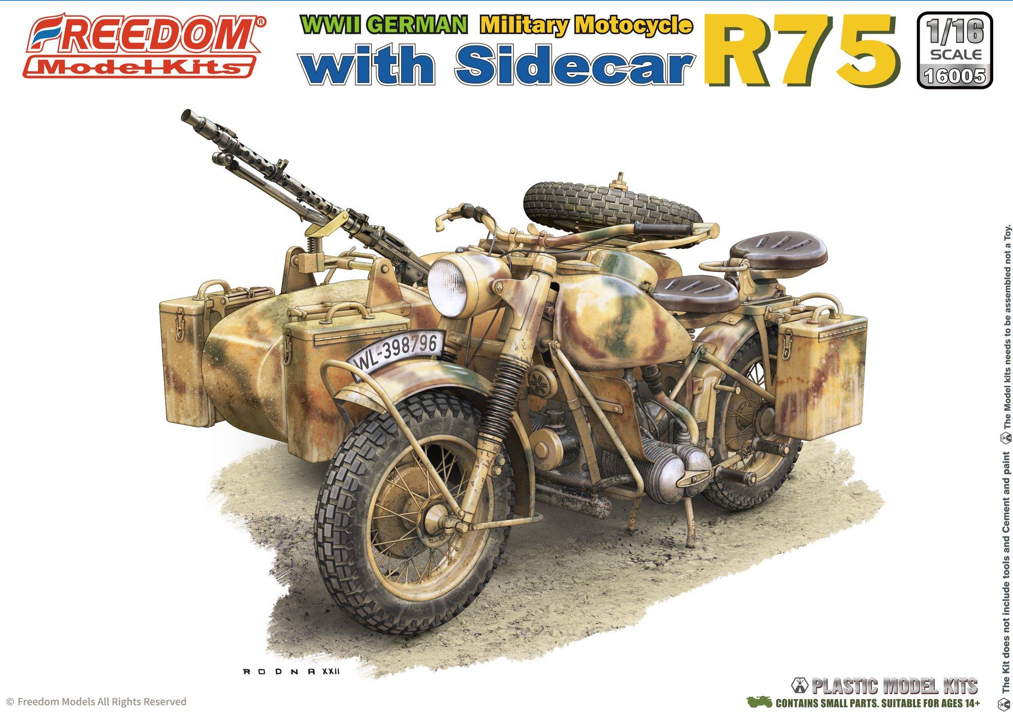 R75 with Sidecar WWII German Motorcycle