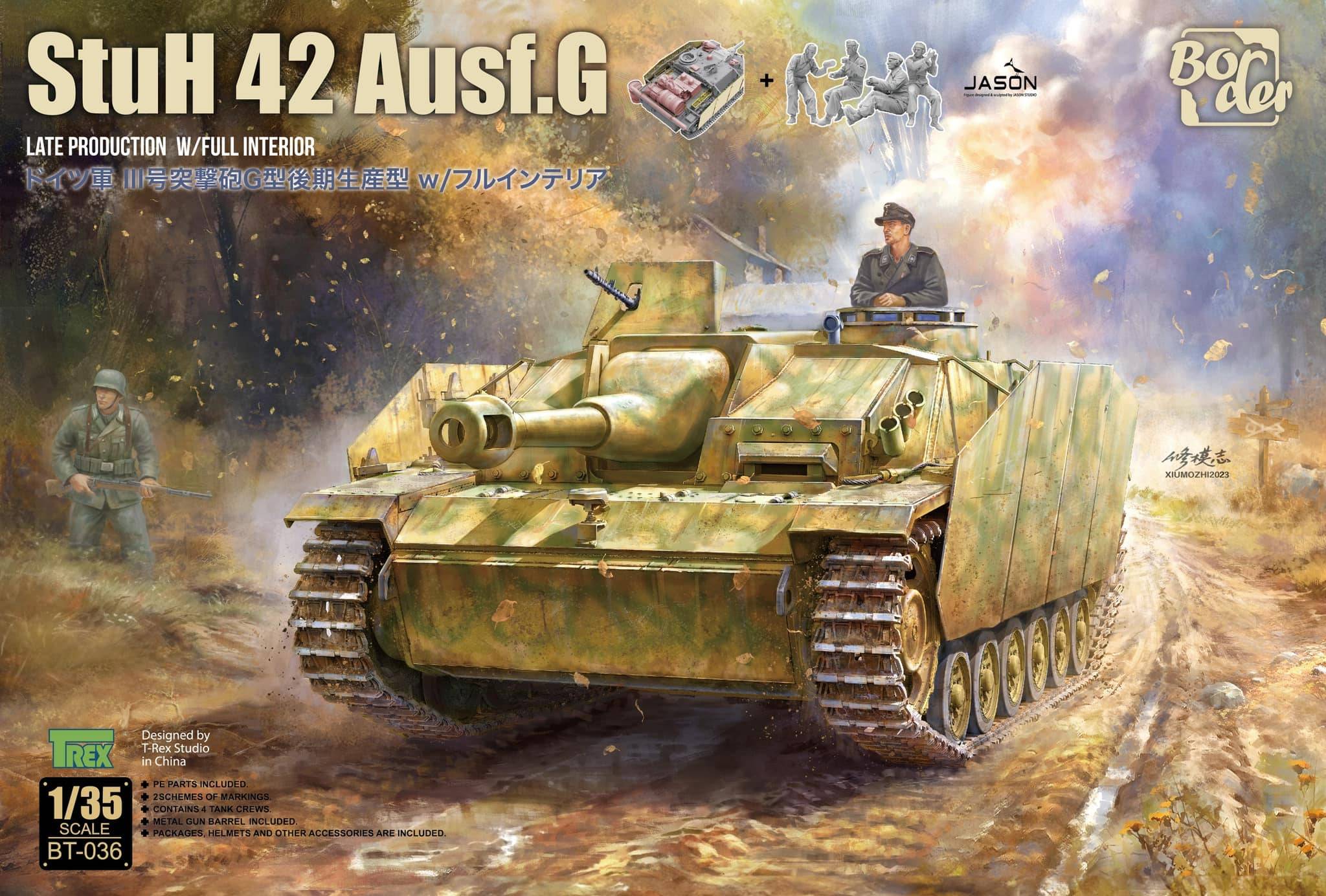 StuH 42 Ausf. G Late Production w/full interior